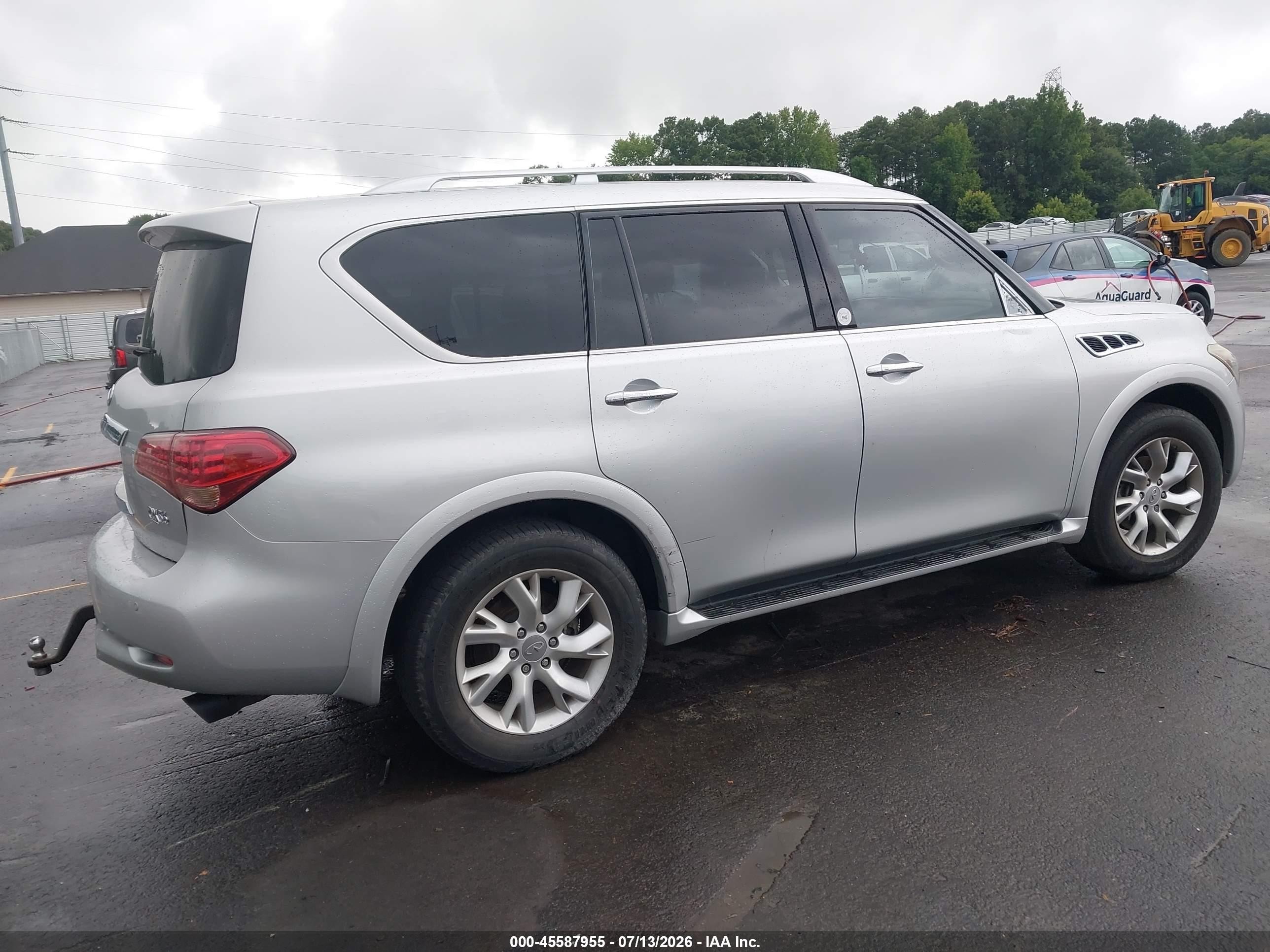 2011 Infiniti Qx56   Silver vin: JN8AZ2NF1B9502120