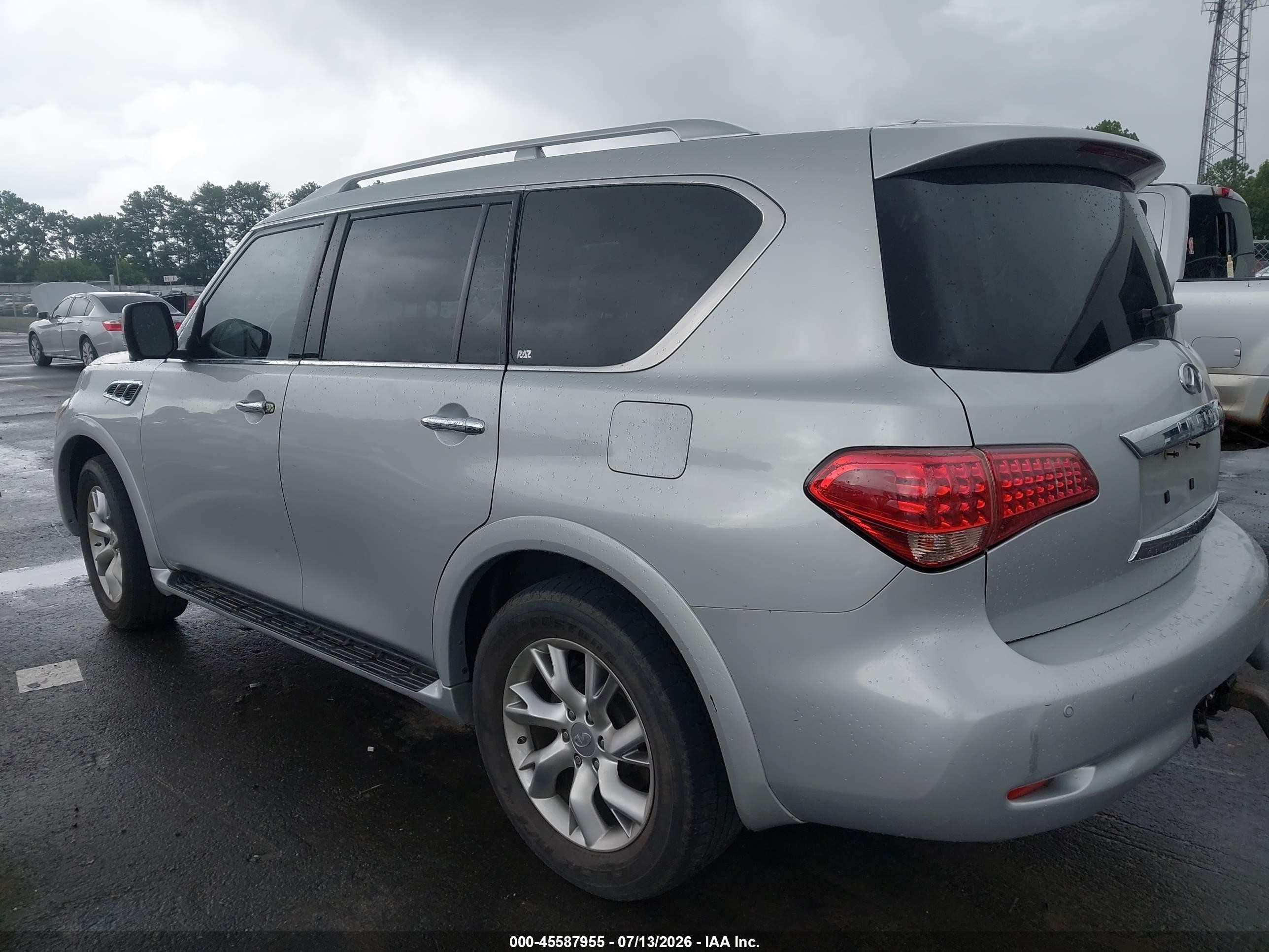 2011 Infiniti Qx56   Silver vin: JN8AZ2NF1B9502120