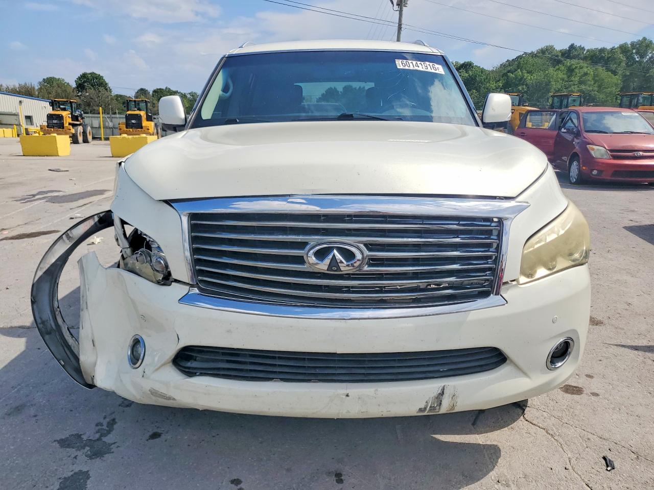 2012 Infiniti Qx56 Base White vin: JN8AZ2NF1C9517718