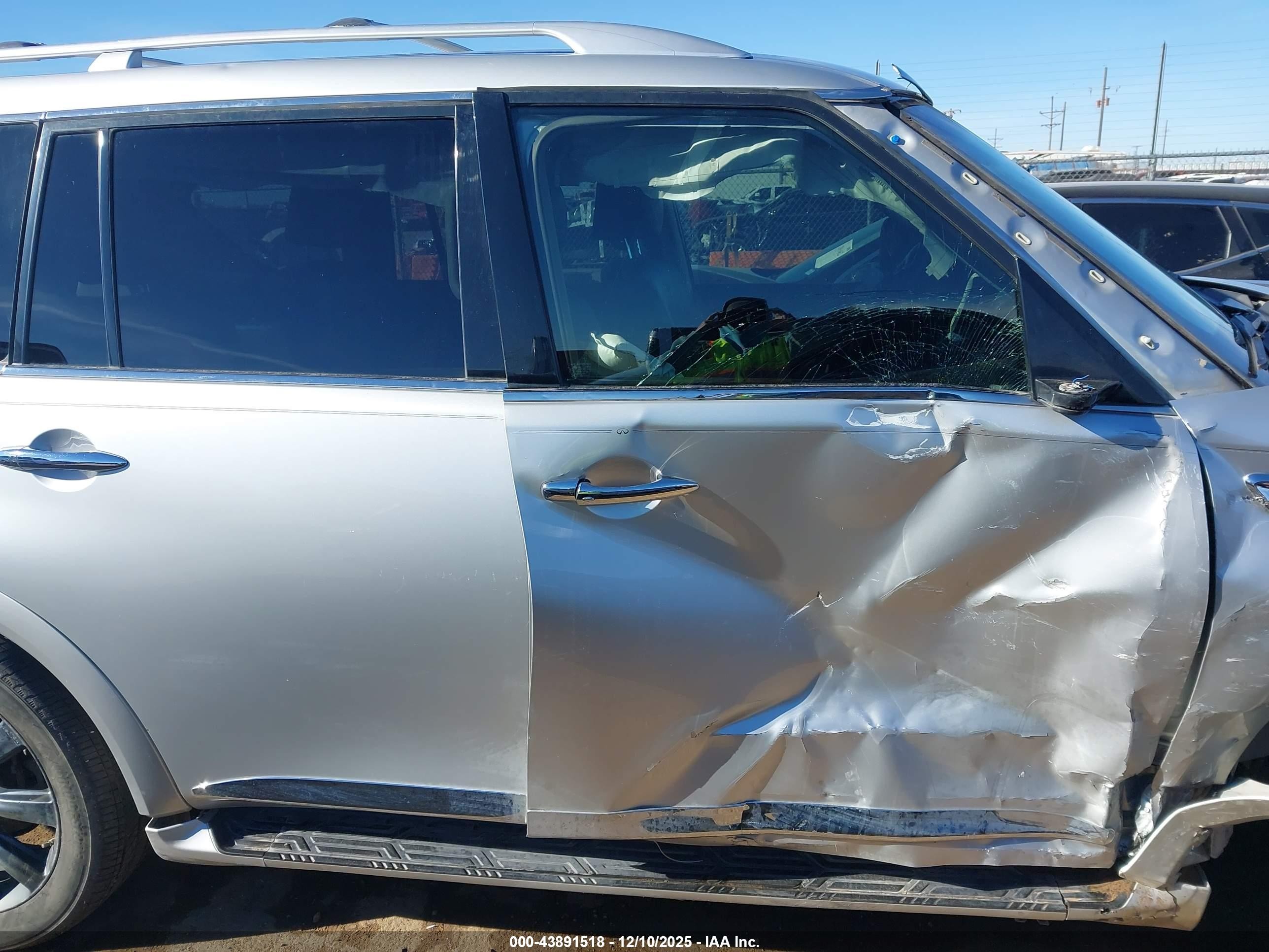 2012 Infiniti Qx56 Silver vin: JN8AZ2NF1C9518741