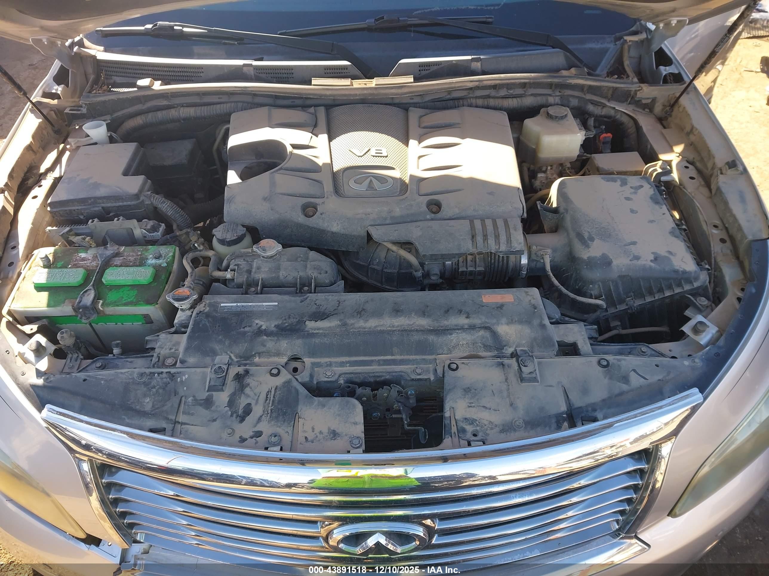 2012 Infiniti Qx56 Silver vin: JN8AZ2NF1C9518741
