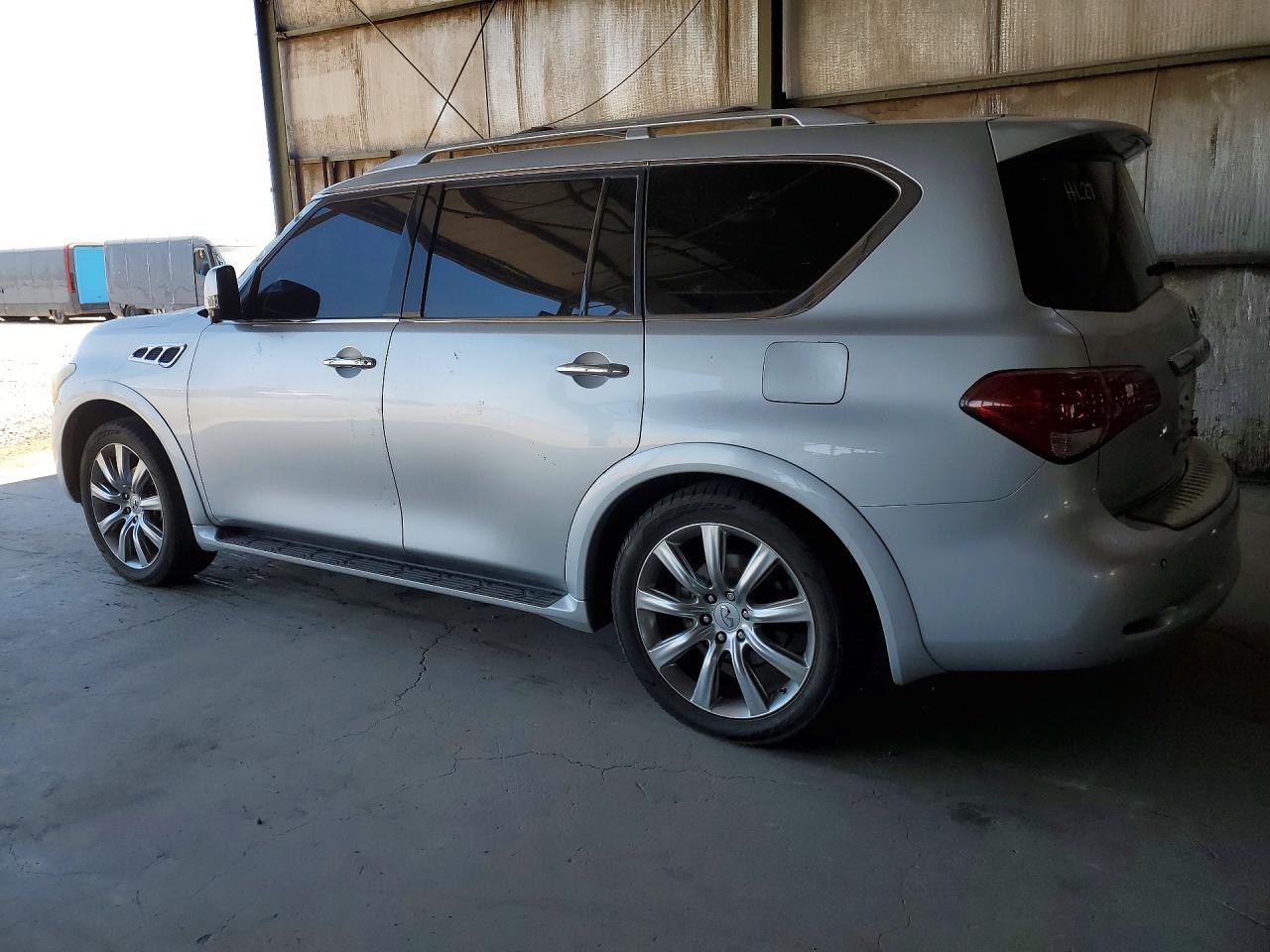 2013 Infiniti Qx56 Base Silver vin: JN8AZ2NF1D9530325