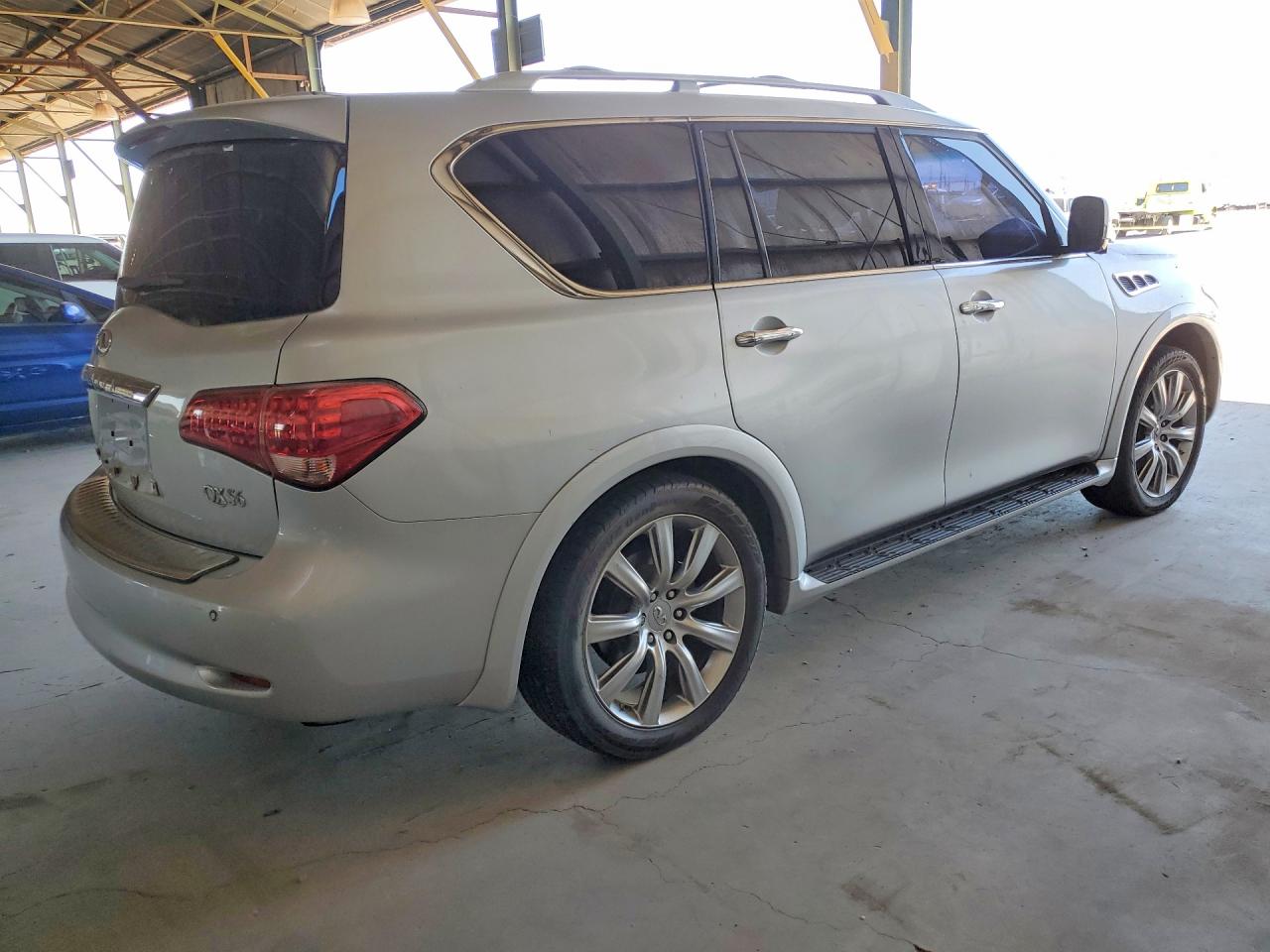 2013 Infiniti Qx56 Base Silver vin: JN8AZ2NF1D9530325