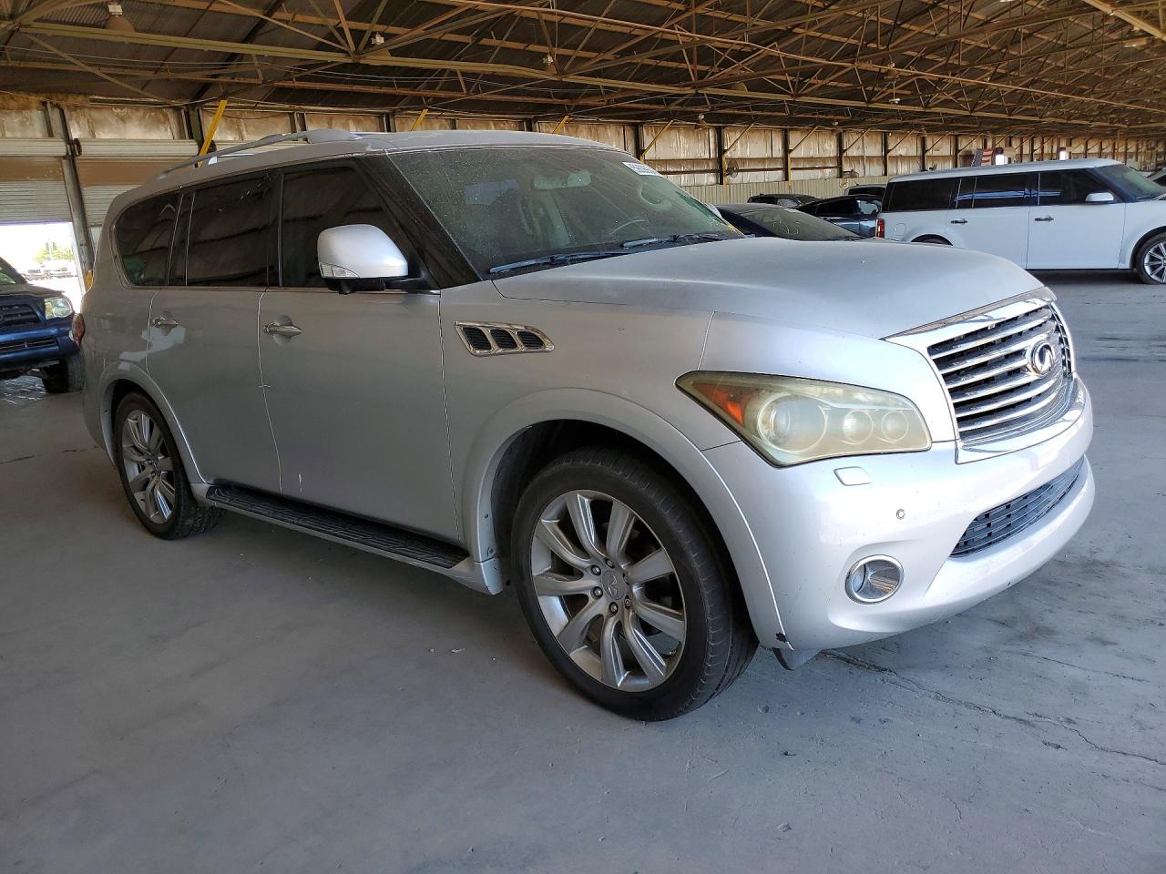 2013 Infiniti Qx56 Base Silver vin: JN8AZ2NF1D9530325