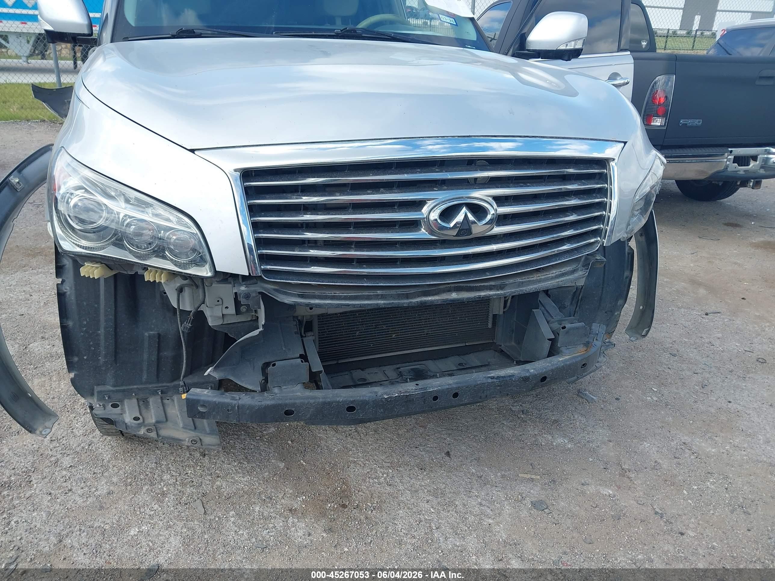 2014 Infiniti Qx80   Silver vin: JN8AZ2NF1E9551810