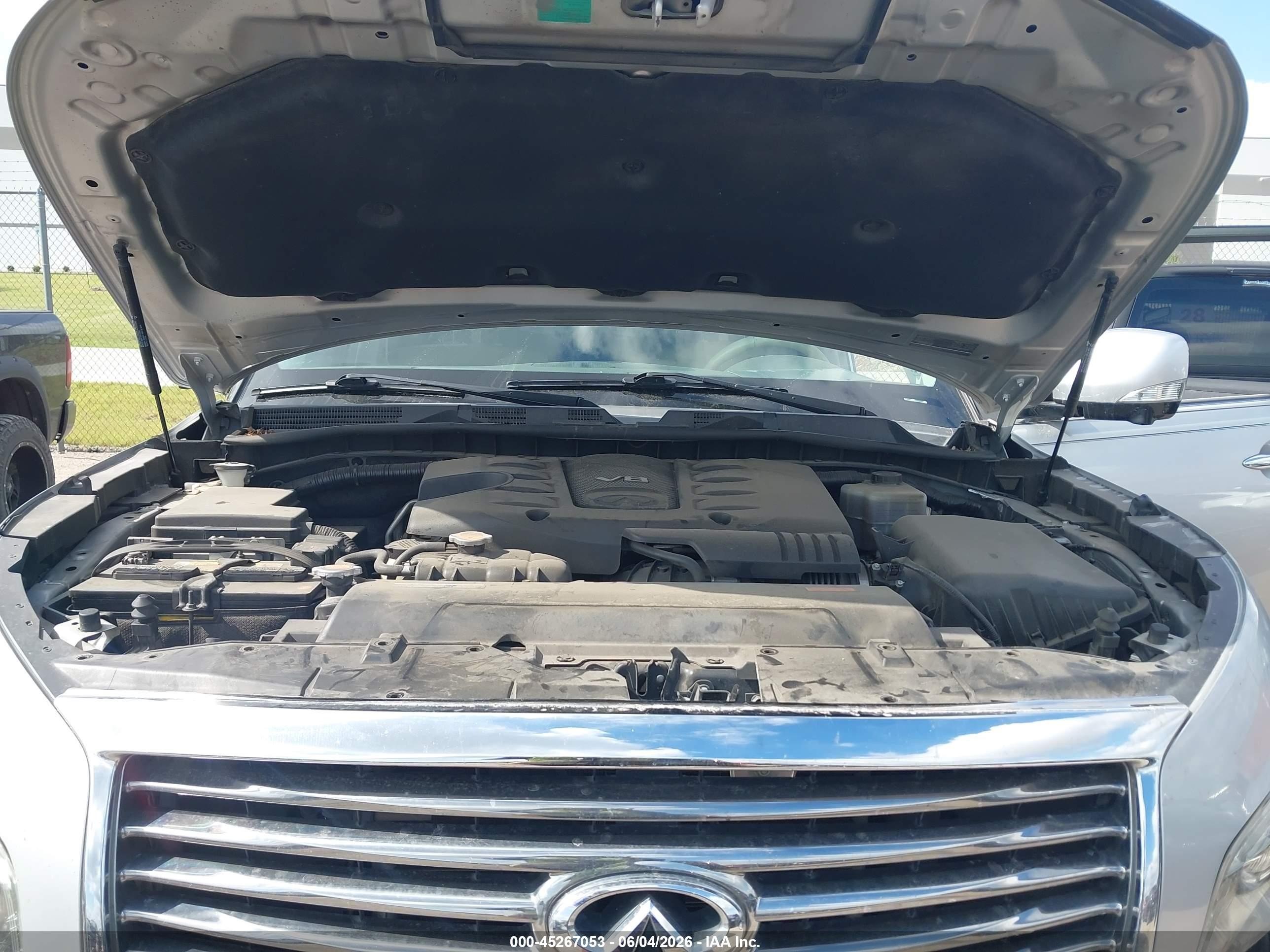 2014 Infiniti Qx80   Silver vin: JN8AZ2NF1E9551810
