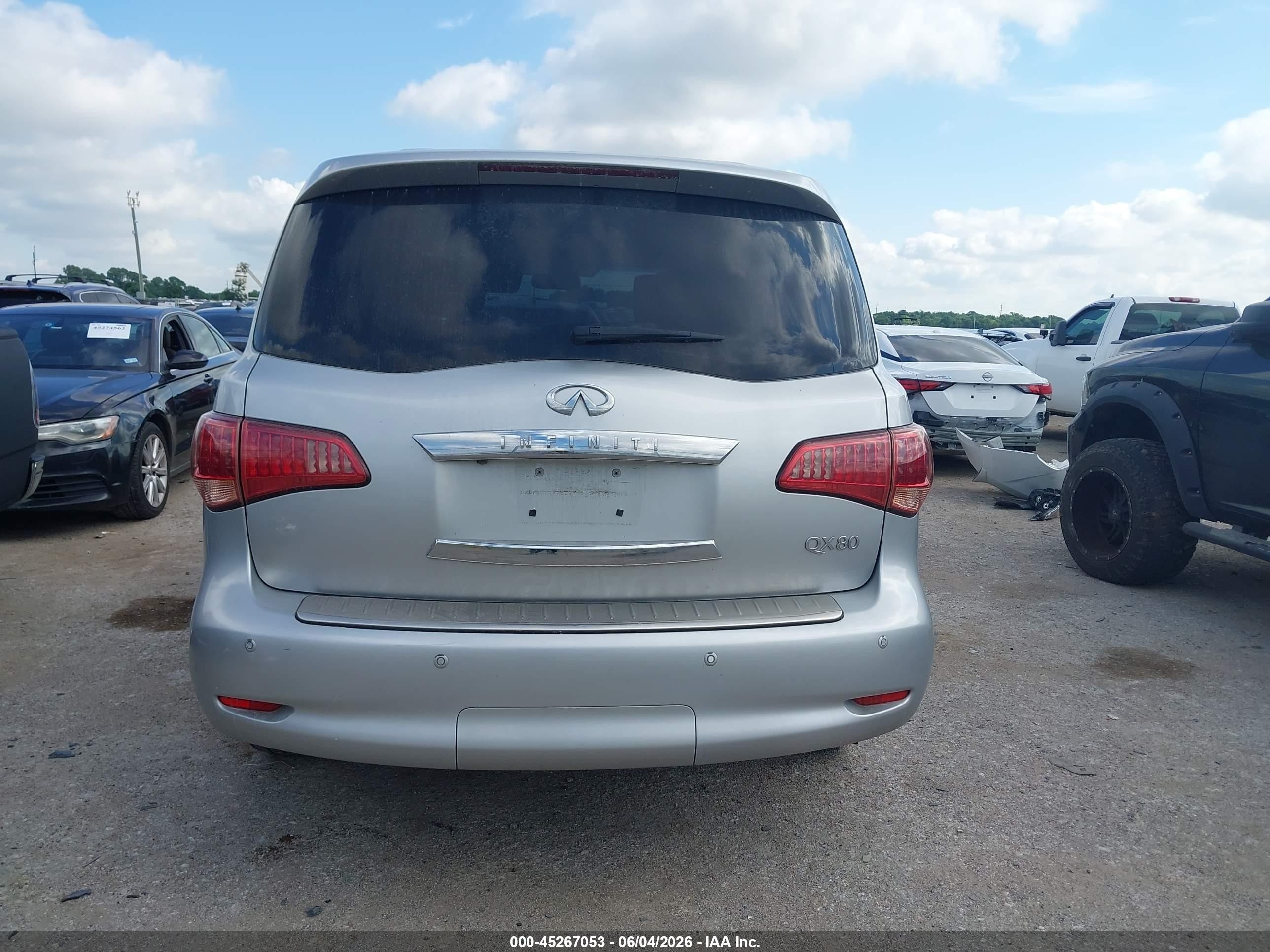 2014 Infiniti Qx80   Silver vin: JN8AZ2NF1E9551810