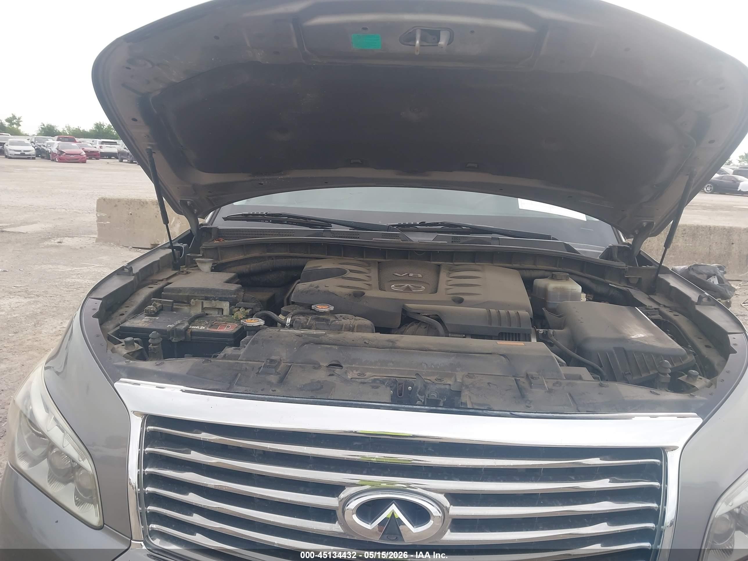2014 Infiniti Qx80   Gray vin: JN8AZ2NF1E9552522