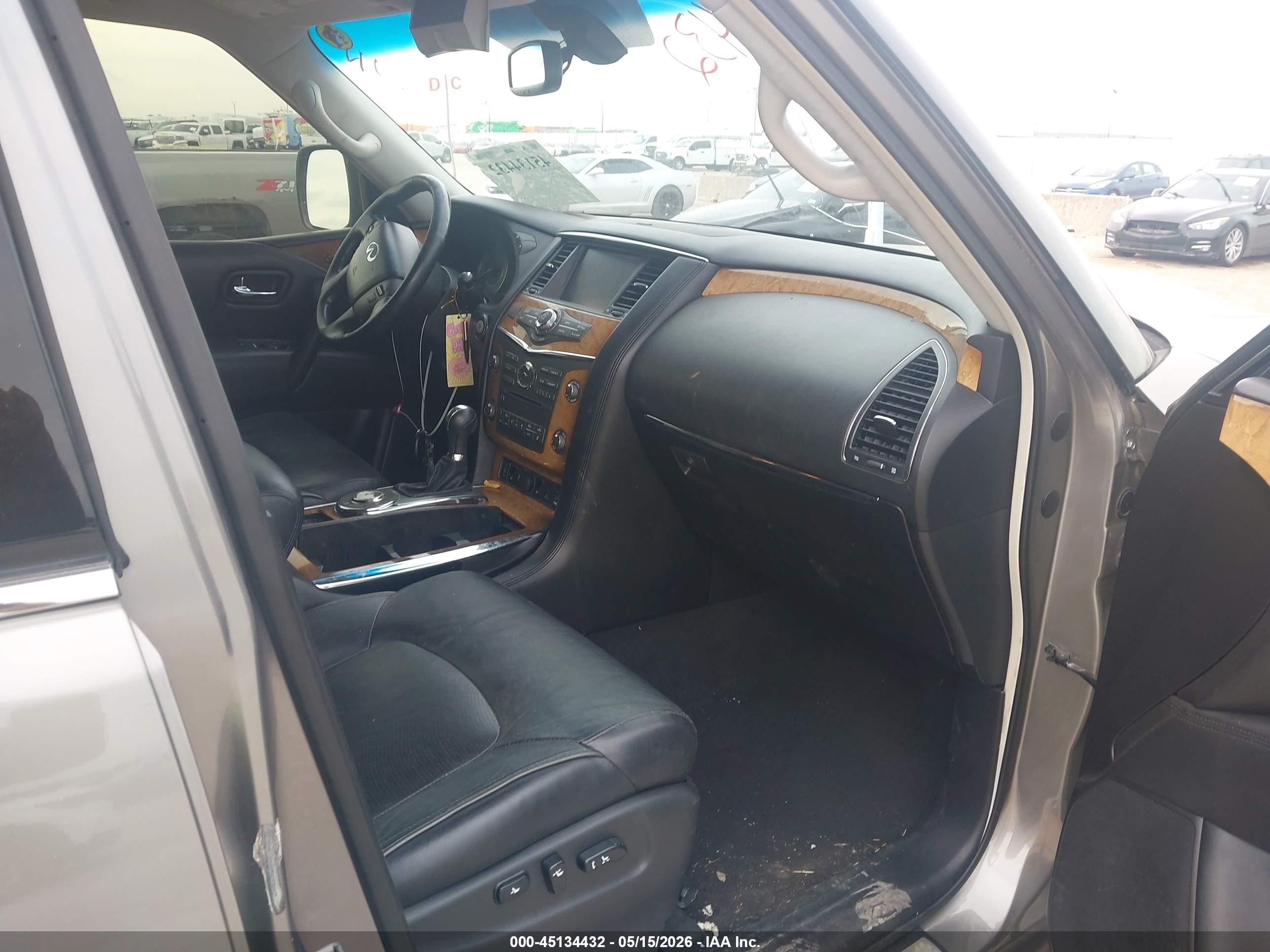 2014 Infiniti Qx80   Gray vin: JN8AZ2NF1E9552522