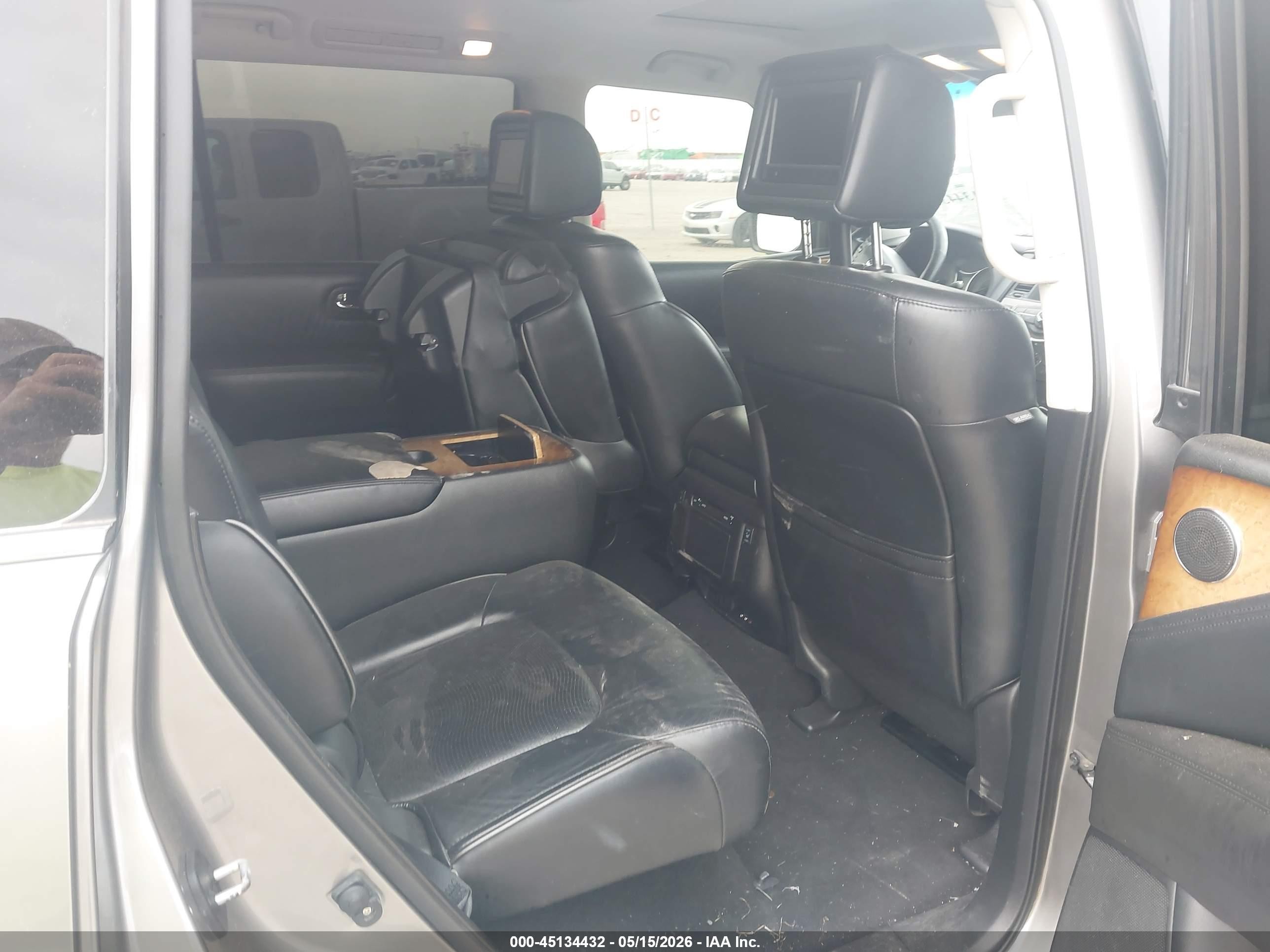 2014 Infiniti Qx80   Gray vin: JN8AZ2NF1E9552522