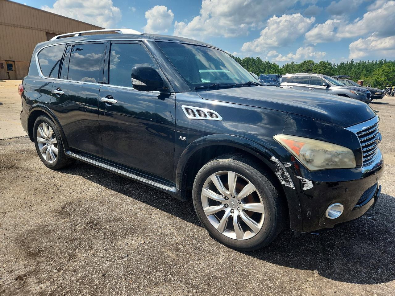 2014 Infiniti Qx80 Base Черный vin: JN8AZ2NF1E9552553