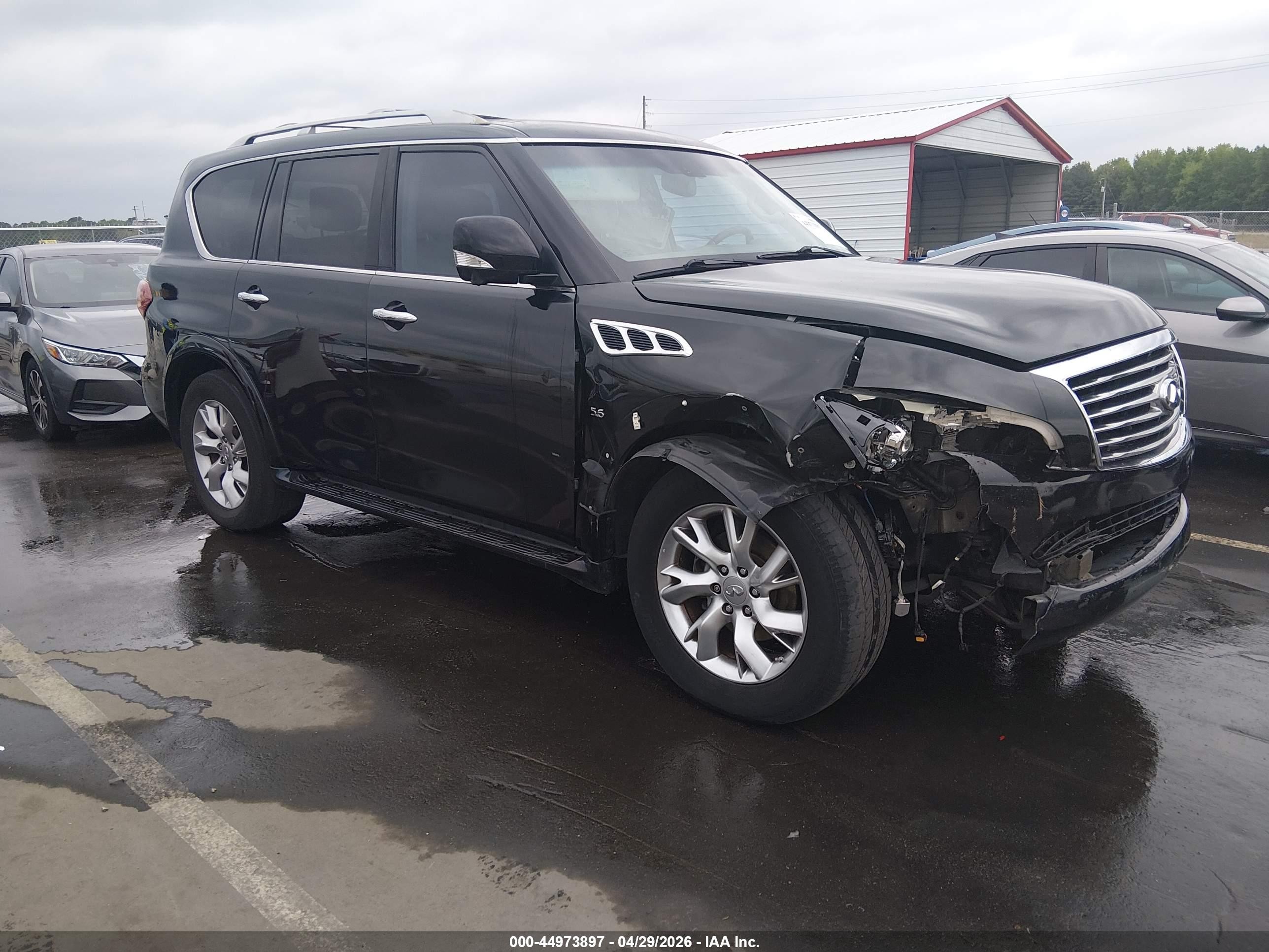2014 Infiniti Qx80   Black vin: JN8AZ2NF1E9554626