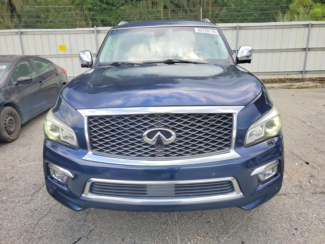 2015 Infiniti Qx80 Base Blue vin: JN8AZ2NF1F9571587
