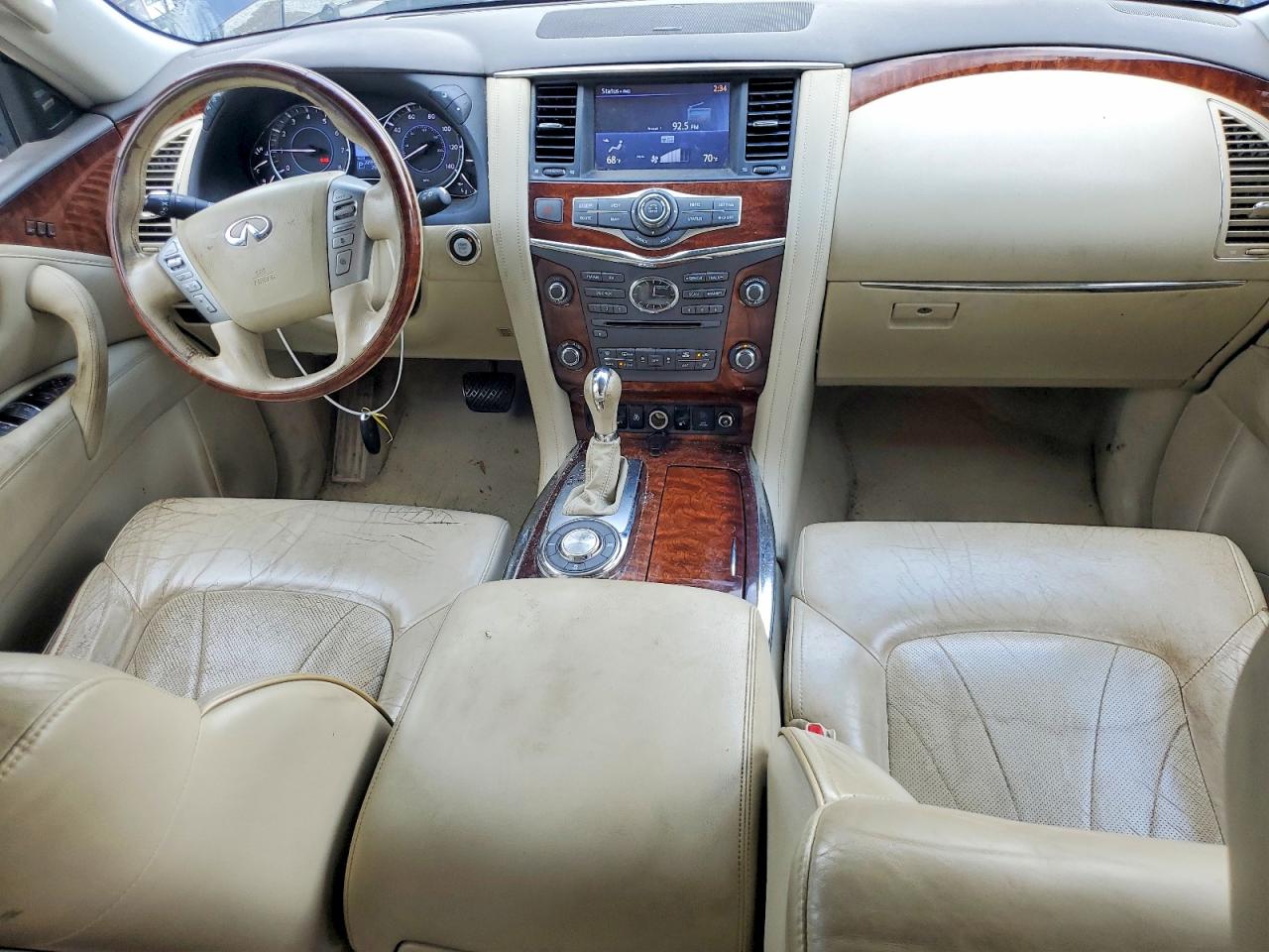 2015 Infiniti Qx80 Base Blue vin: JN8AZ2NF1F9571587