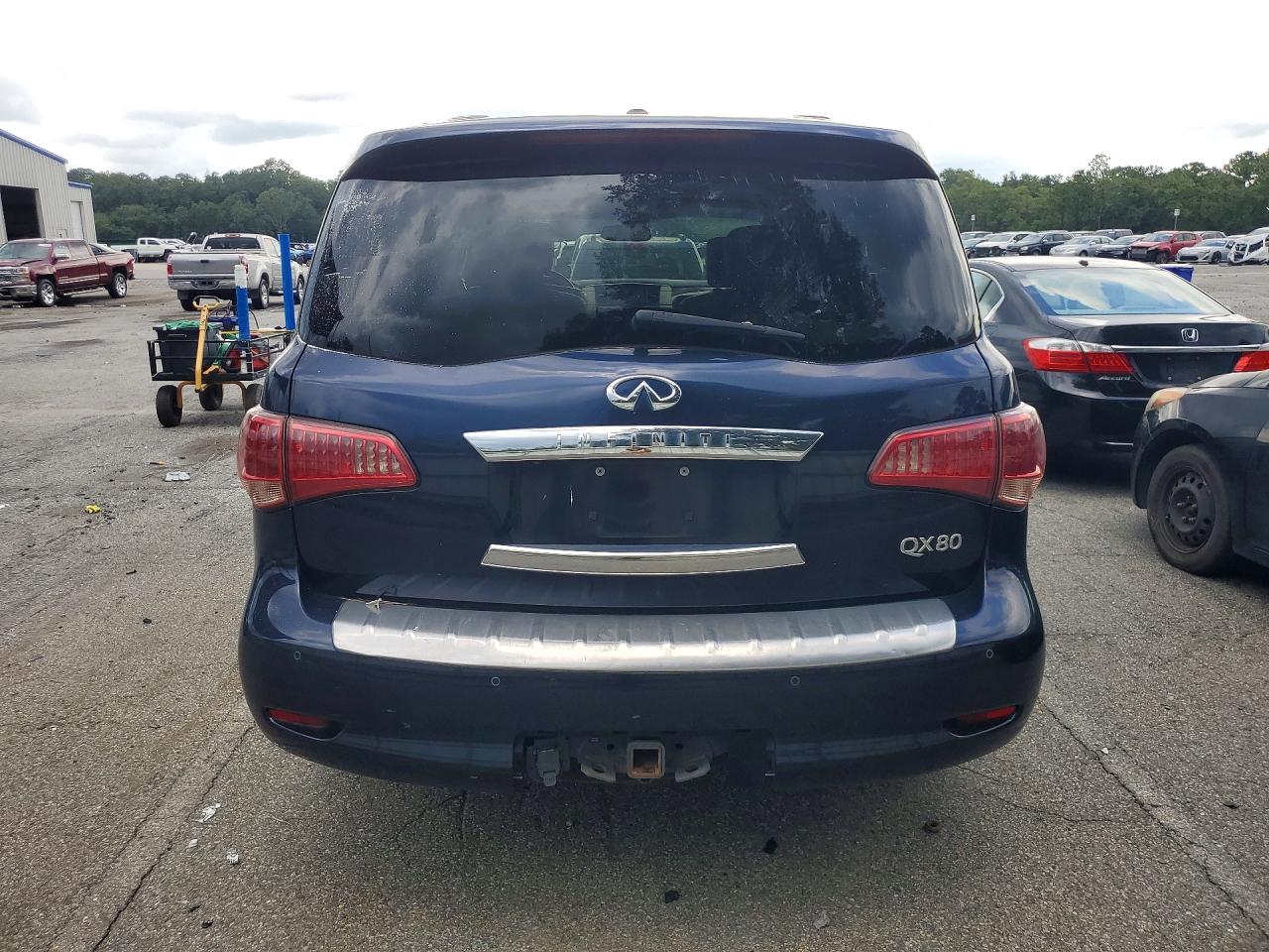2015 Infiniti Qx80 Base Blue vin: JN8AZ2NF1F9571587