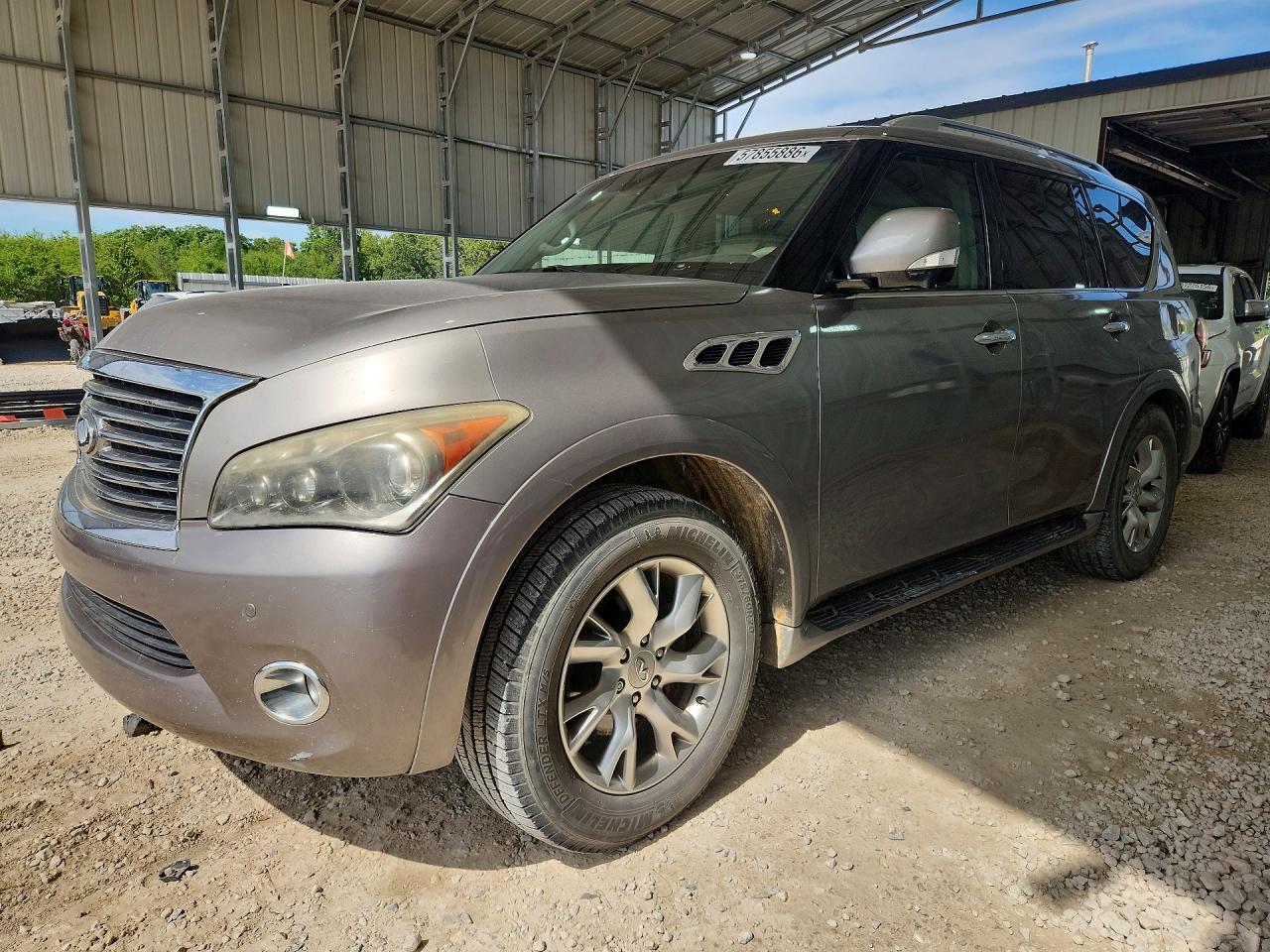 2011 Infiniti Qx56 Base Gray vin: JN8AZ2NF2B9501686