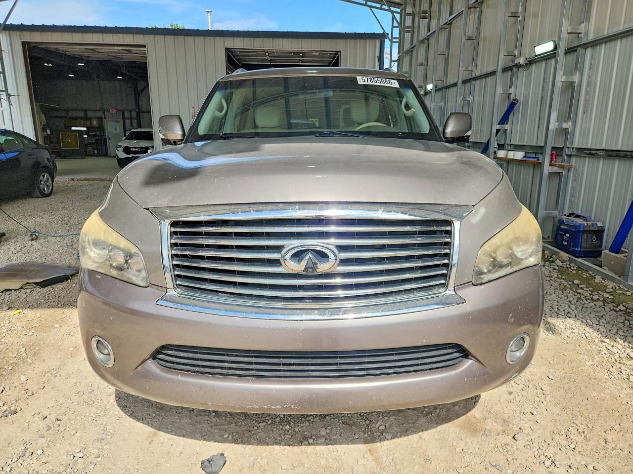 2011 Infiniti Qx56 Base Gray vin: JN8AZ2NF2B9501686