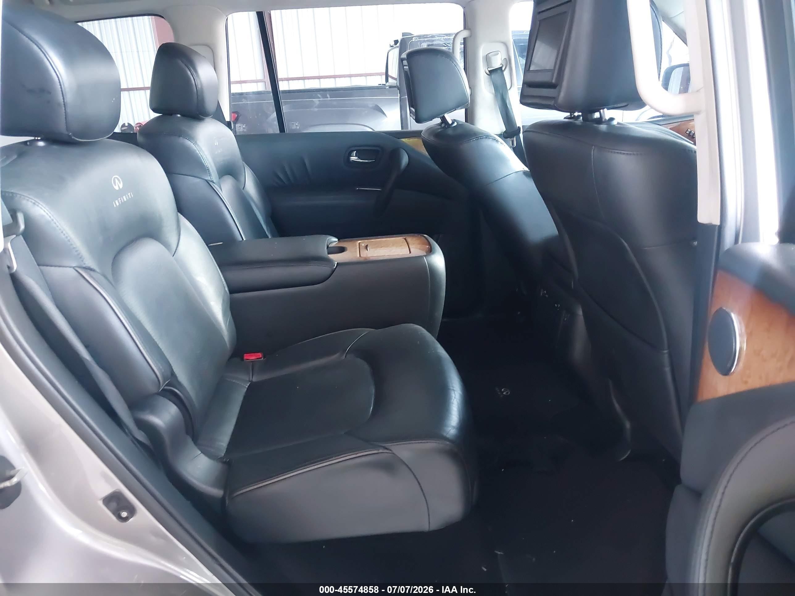 2012 Infiniti Qx56   Gray vin: JN8AZ2NF2C9516495