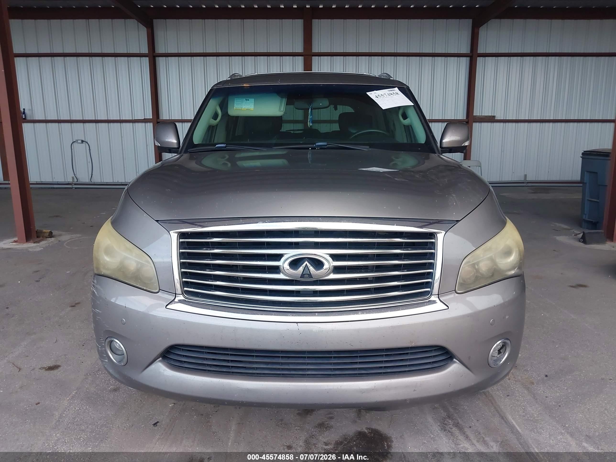 2012 Infiniti Qx56   Gray vin: JN8AZ2NF2C9516495
