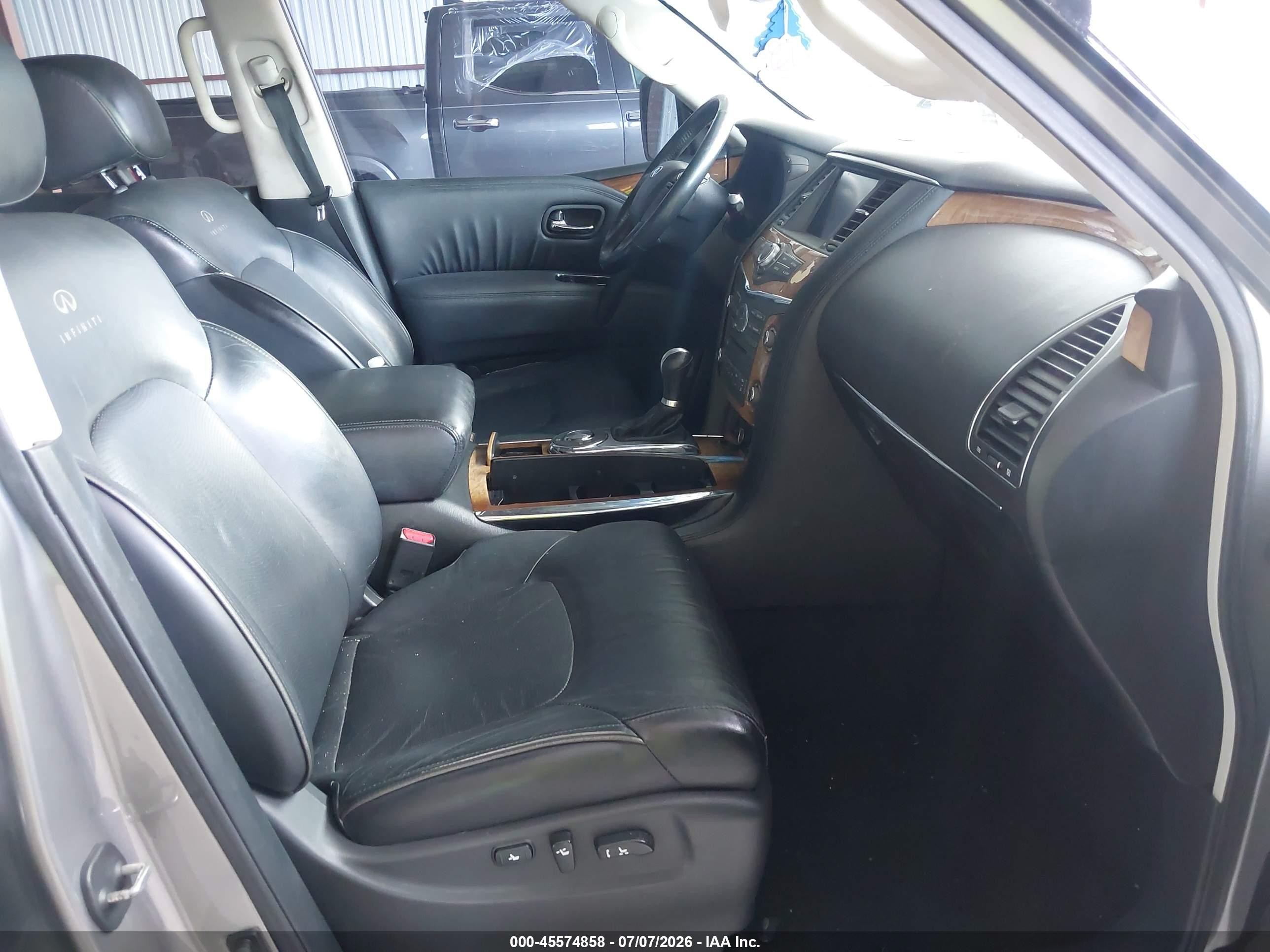 2012 Infiniti Qx56   Gray vin: JN8AZ2NF2C9516495