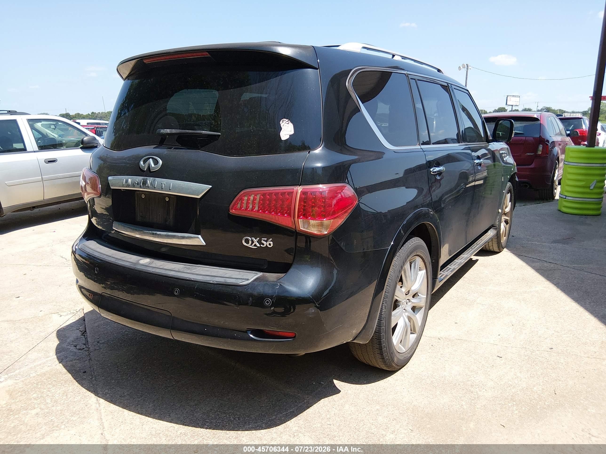 2013 Infiniti Qx56 Black vin: JN8AZ2NF2D9550700