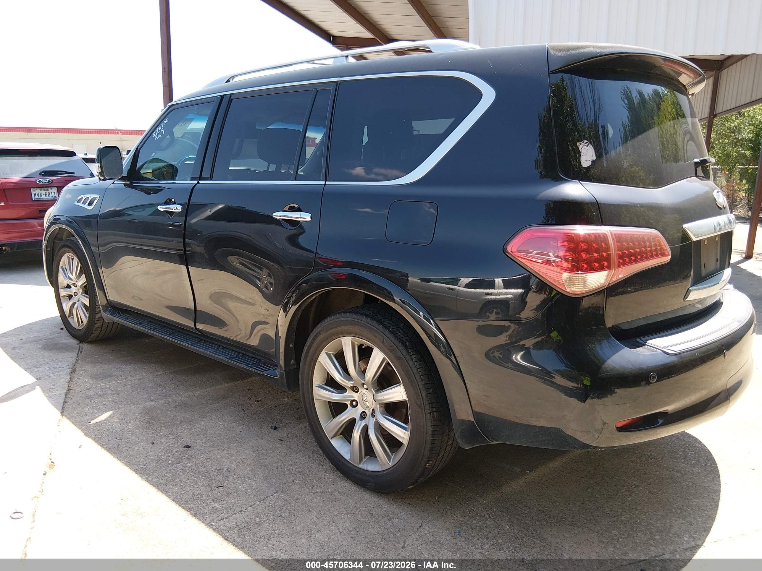 2013 Infiniti Qx56 Black vin: JN8AZ2NF2D9550700