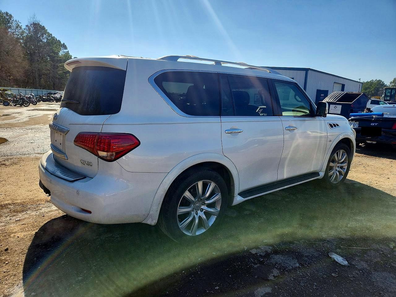 2014 Infiniti Qx80 Cream vin: JN8AZ2NF2E9551265