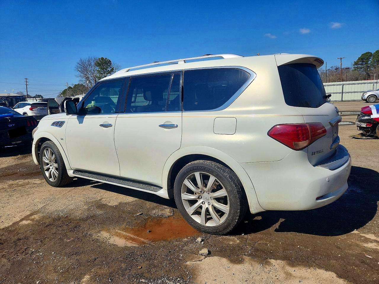 2014 Infiniti Qx80 Cream vin: JN8AZ2NF2E9551265
