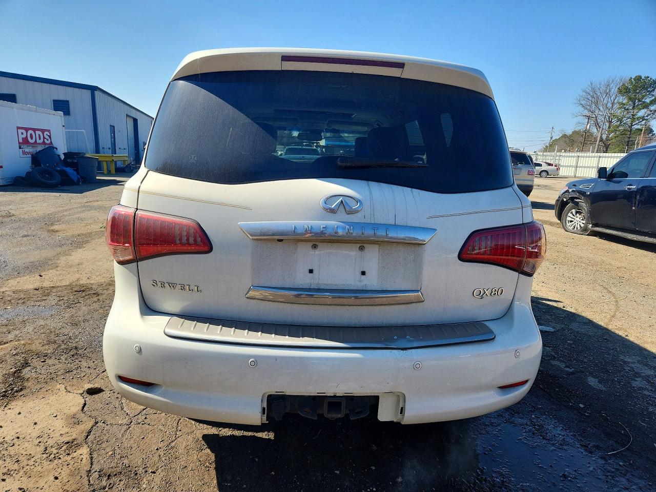 2014 Infiniti Qx80 Cream vin: JN8AZ2NF2E9551265
