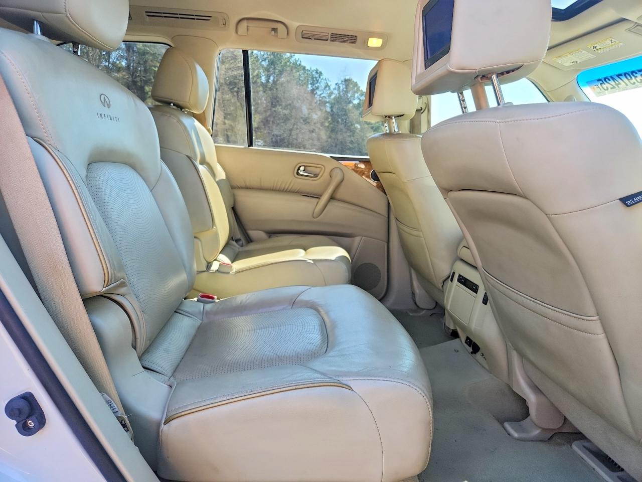 2014 Infiniti Qx80 Cream vin: JN8AZ2NF2E9551265