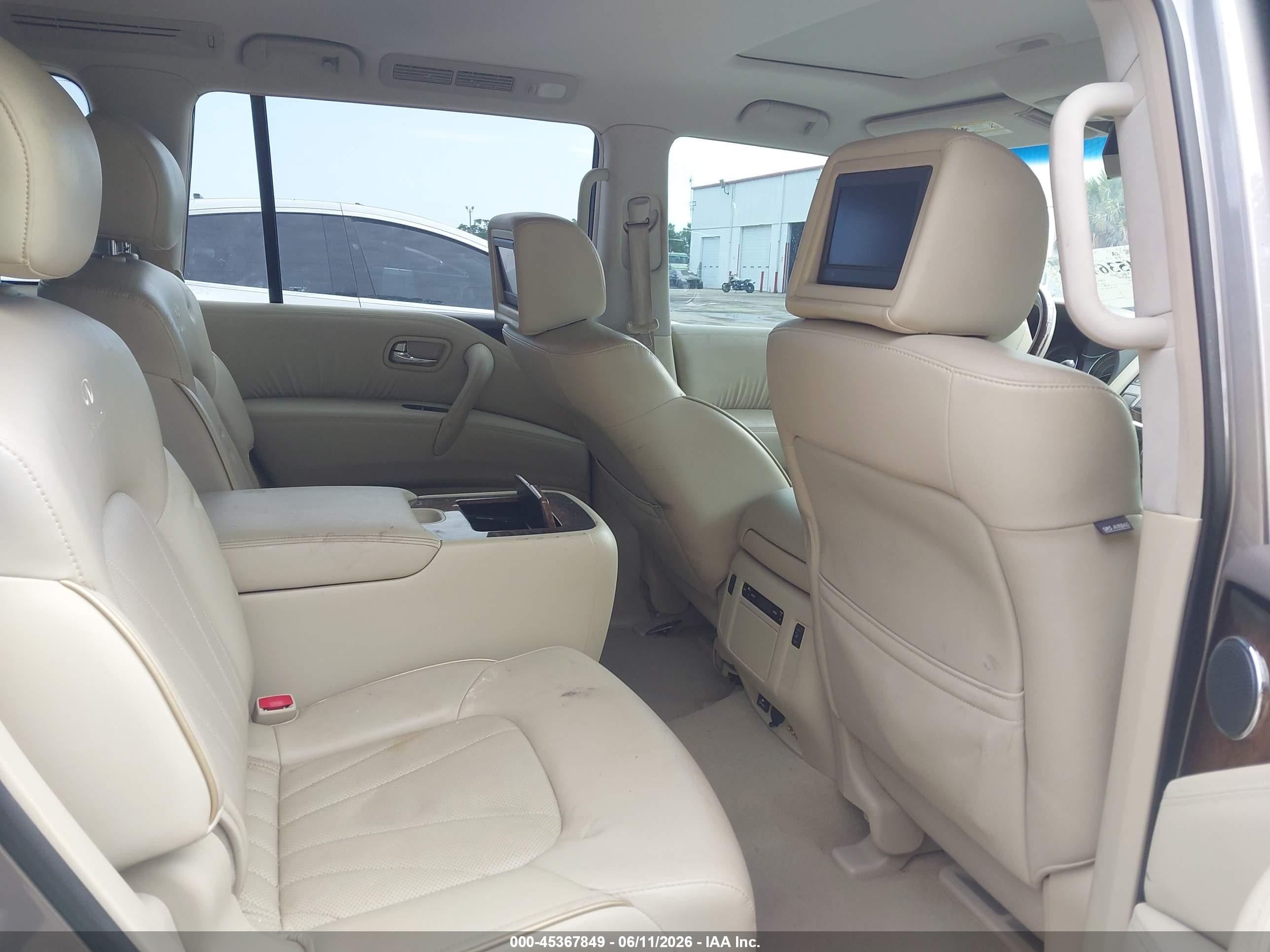 2014 Infiniti Qx80   Gray vin: JN8AZ2NF2E9552979