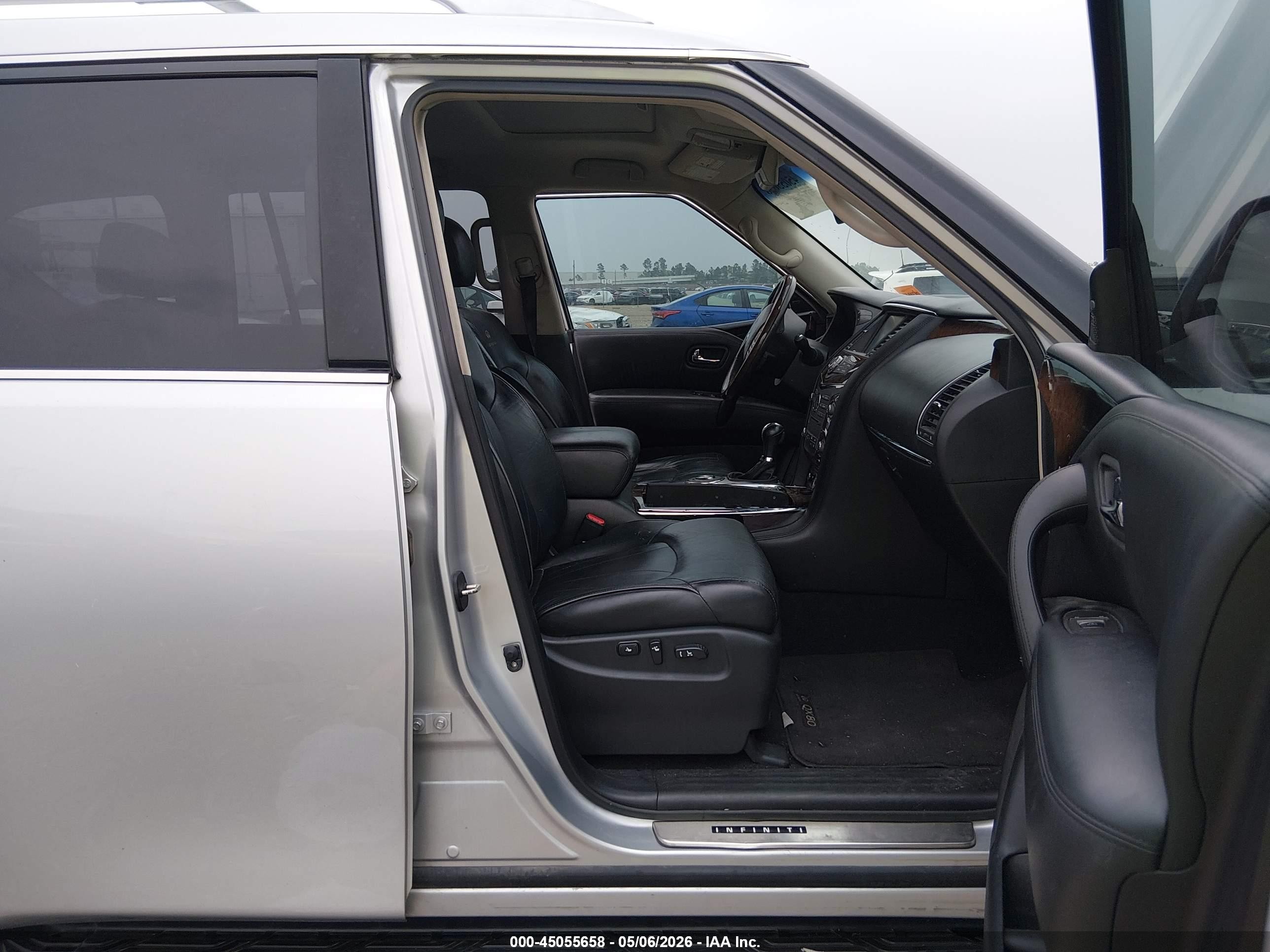 2014 Infiniti Qx80   Silver vin: JN8AZ2NF2E9554442