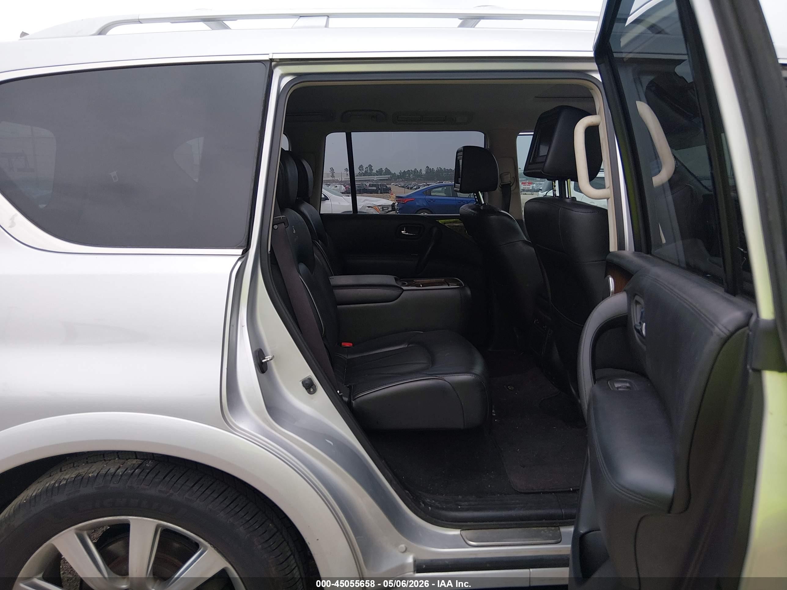 2014 Infiniti Qx80   Silver vin: JN8AZ2NF2E9554442