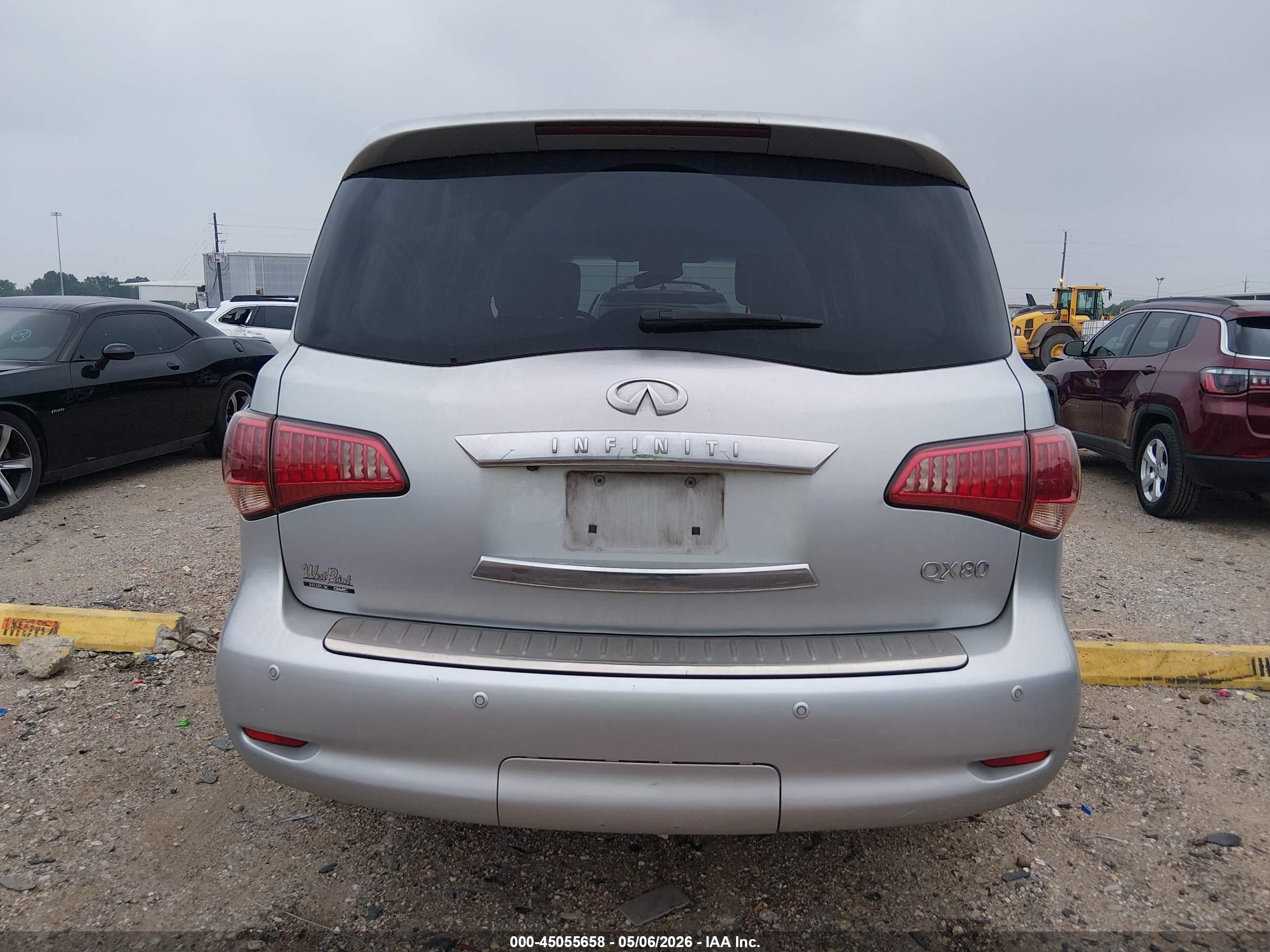 2014 Infiniti Qx80   Silver vin: JN8AZ2NF2E9554442