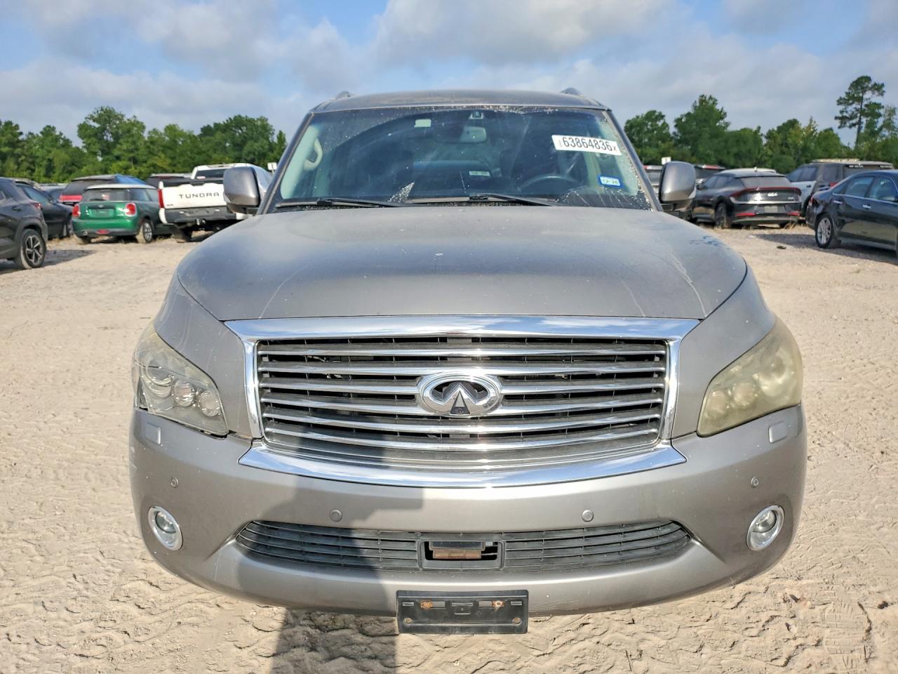 2014 Infiniti Qx80 Base Желто-коричневый vin: JN8AZ2NF2E9555106