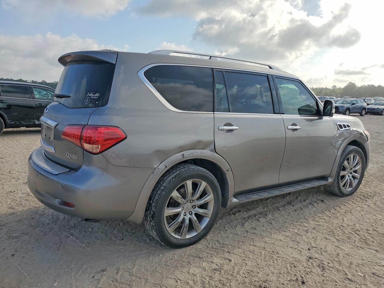 2014 Infiniti Qx80 Base Желто-коричневый vin: JN8AZ2NF2E9555106