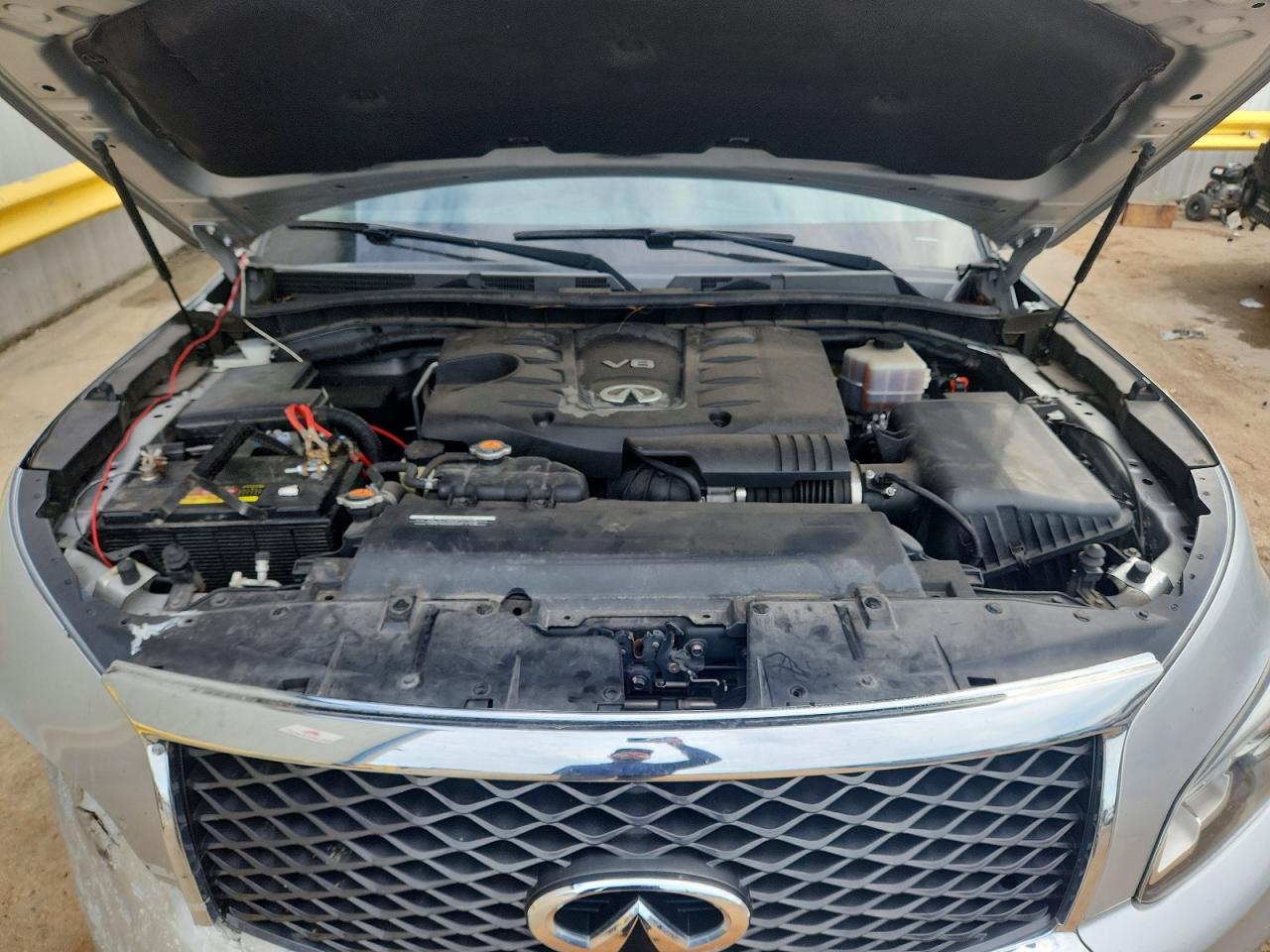 2017 Infiniti Qx80 Base Серебряный vin: JN8AZ2NF2H9646980