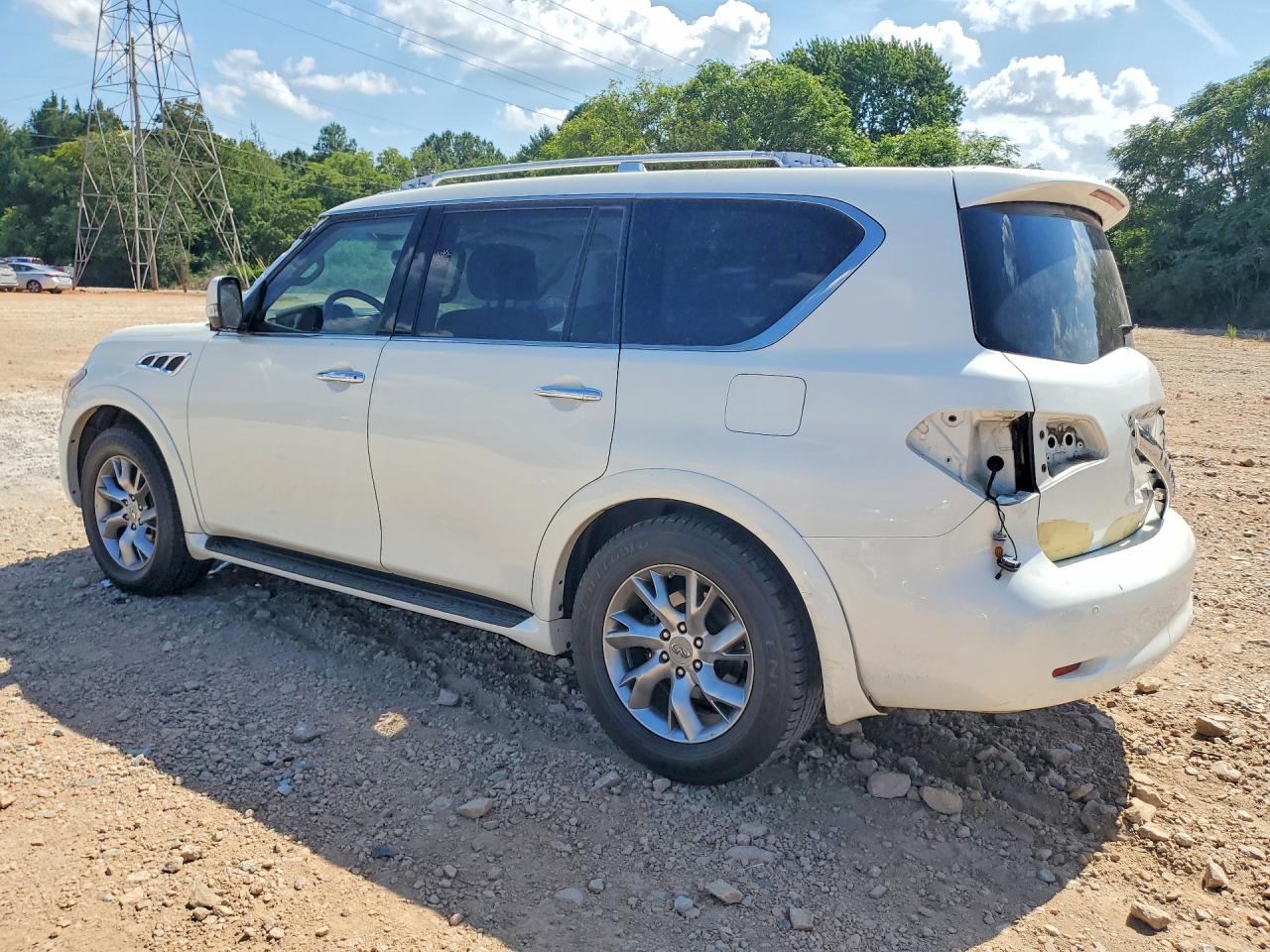 2011 Infiniti Qx56 Base White vin: JN8AZ2NF3B9500515