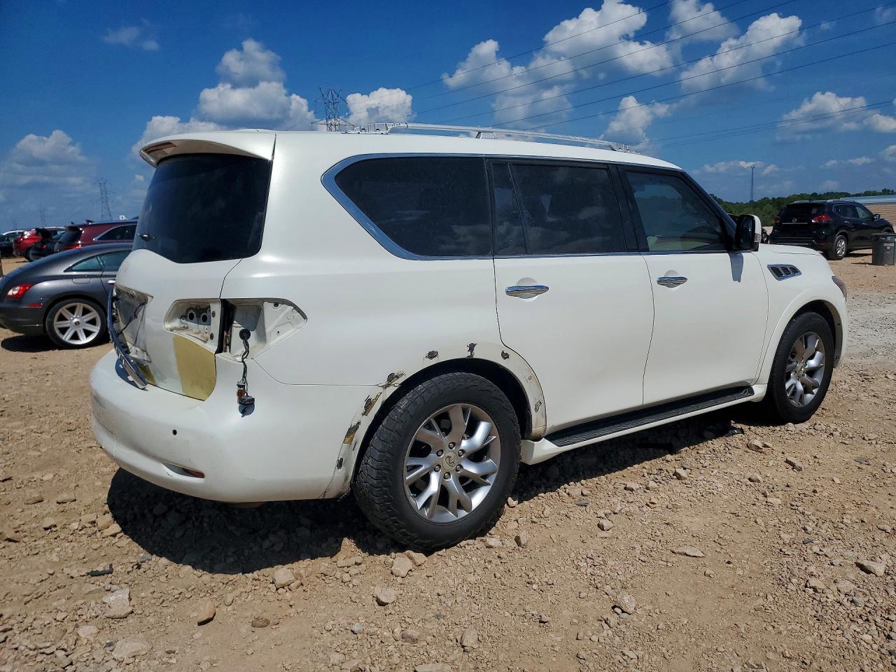 2011 Infiniti Qx56 Base White vin: JN8AZ2NF3B9500515