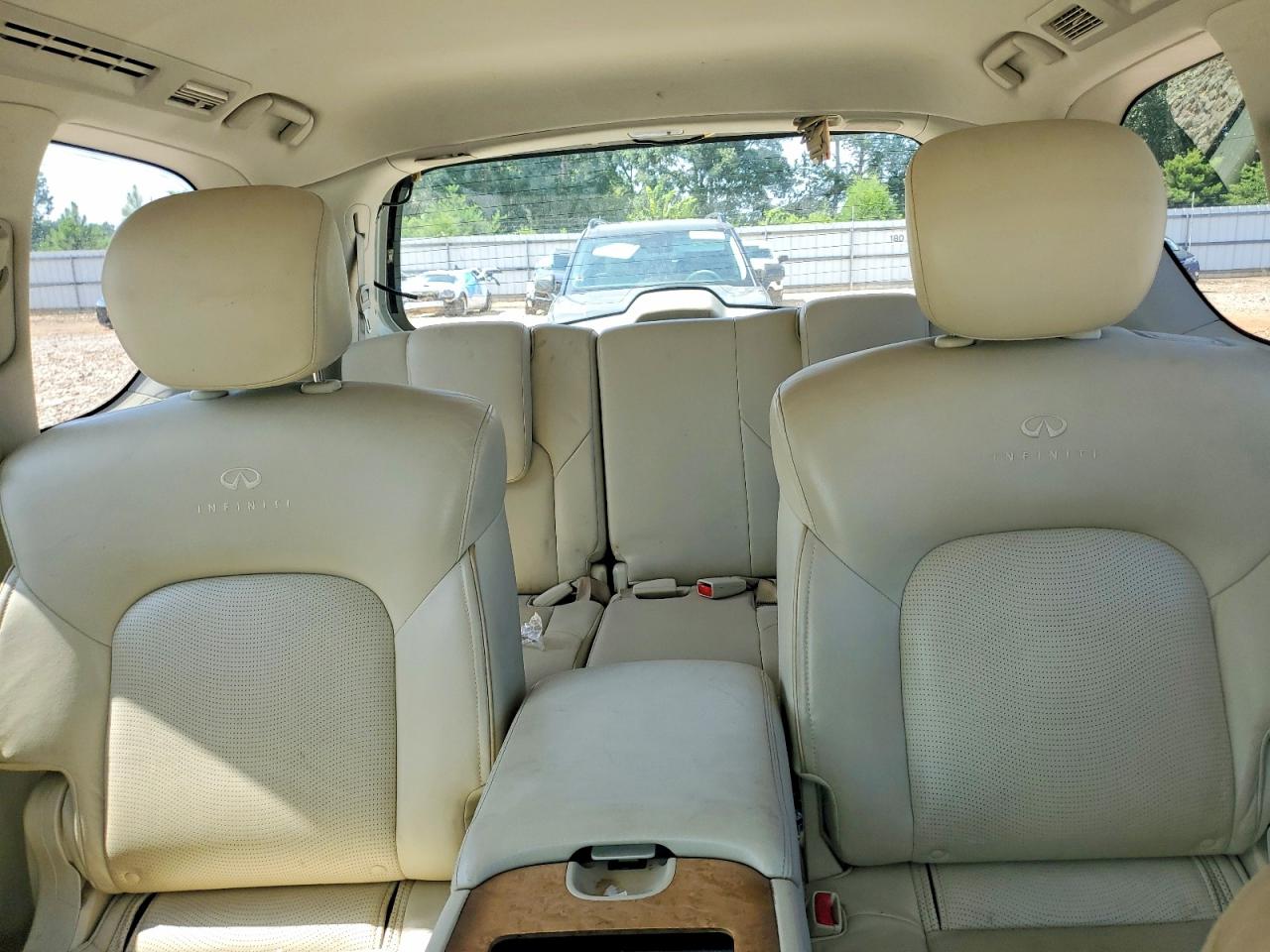 2011 Infiniti Qx56 Base White vin: JN8AZ2NF3B9500515