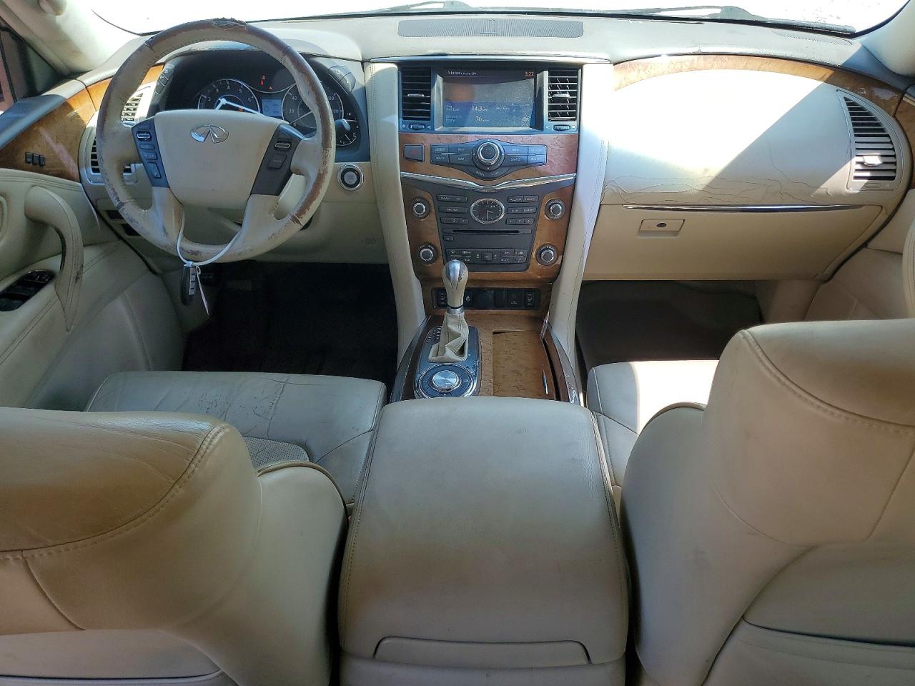 2011 Infiniti Qx56 Base White vin: JN8AZ2NF3B9500515