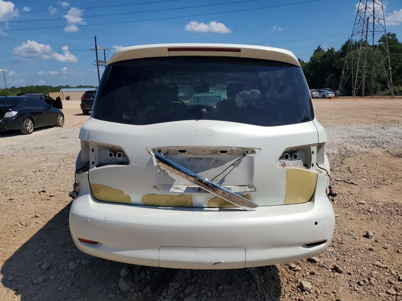 2011 Infiniti Qx56 Base White vin: JN8AZ2NF3B9500515