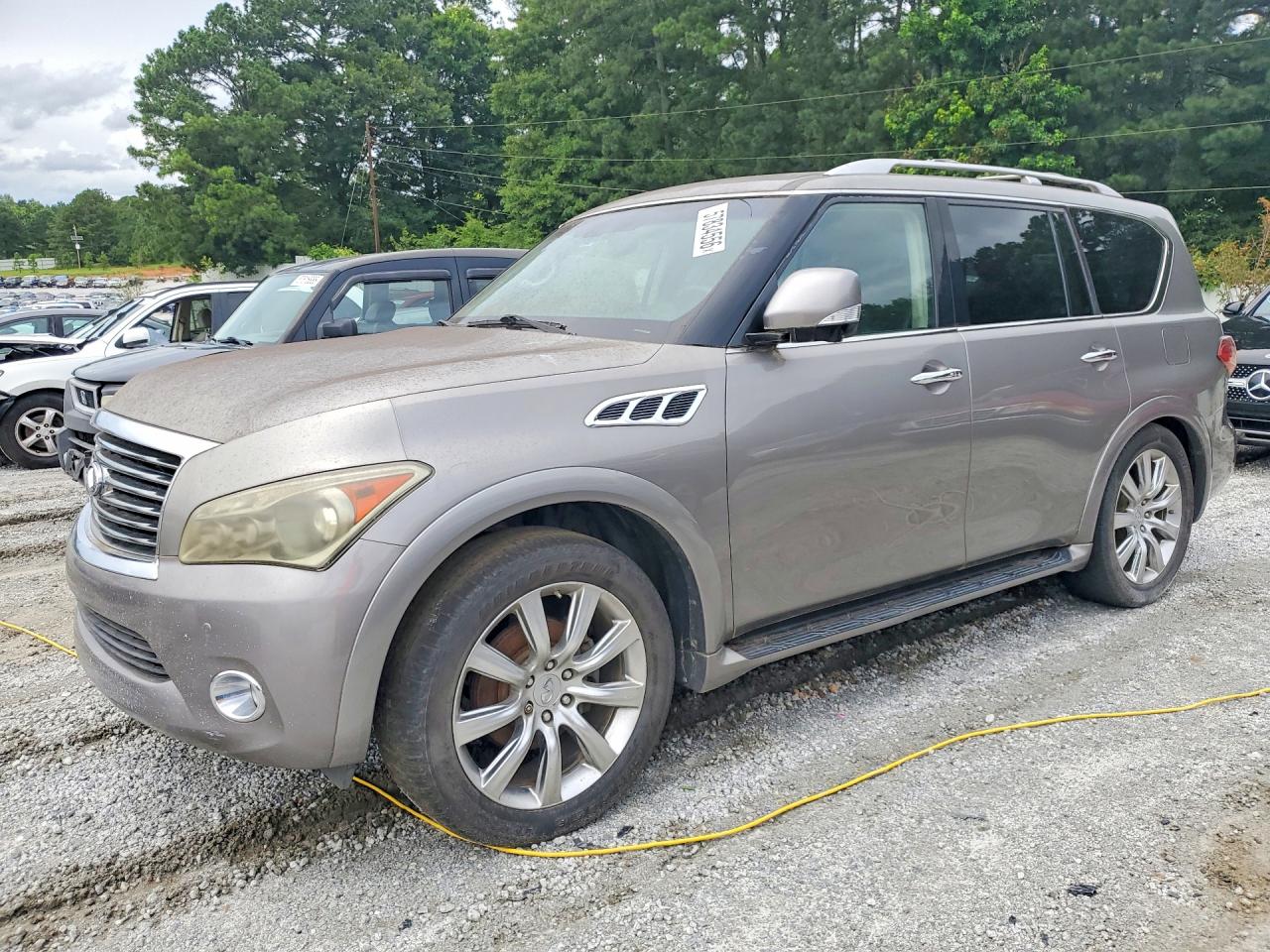 2011 Infiniti Qx56 Base Gray vin: JN8AZ2NF3B9502717