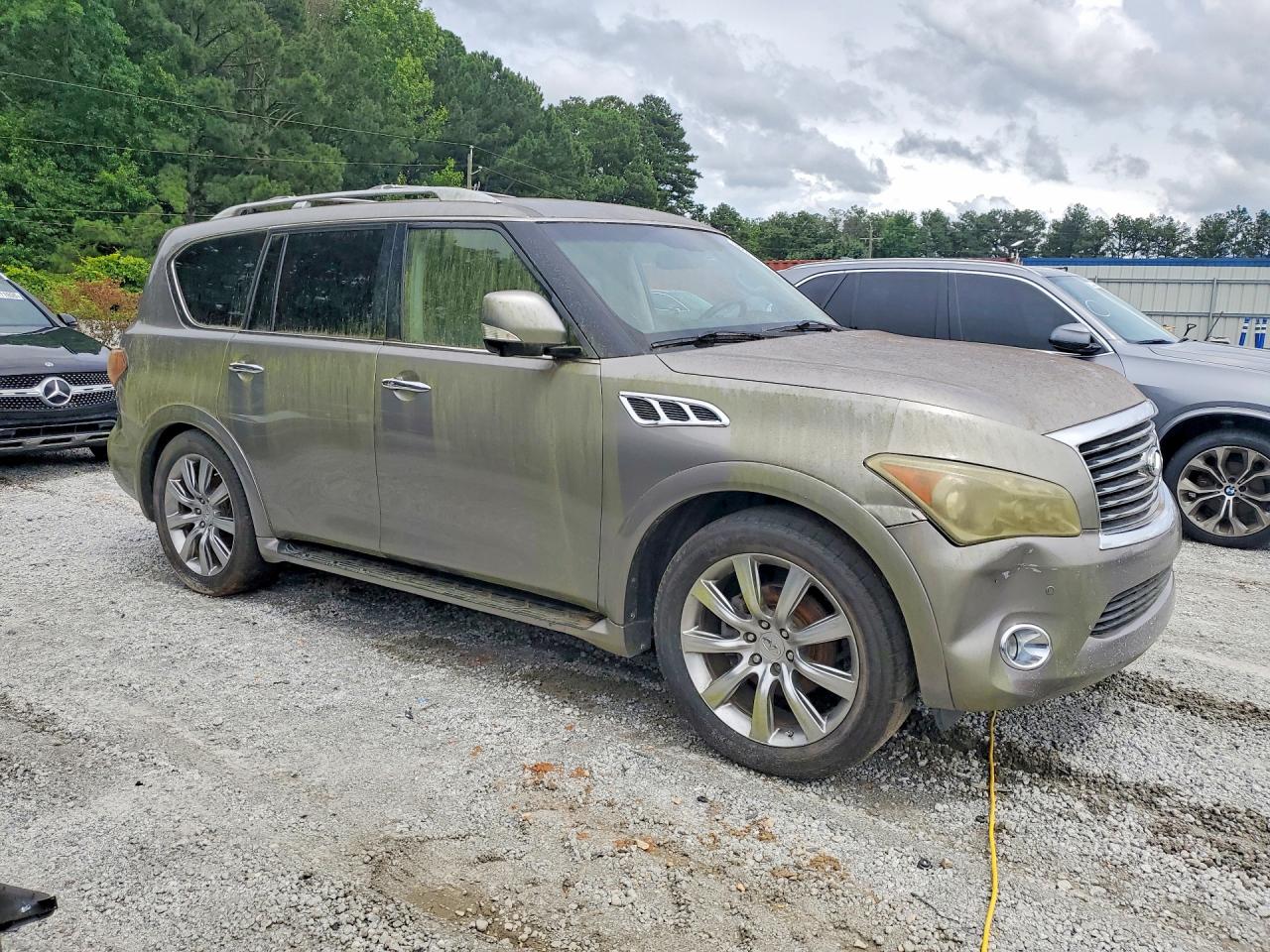 2011 Infiniti Qx56 Base Gray vin: JN8AZ2NF3B9502717