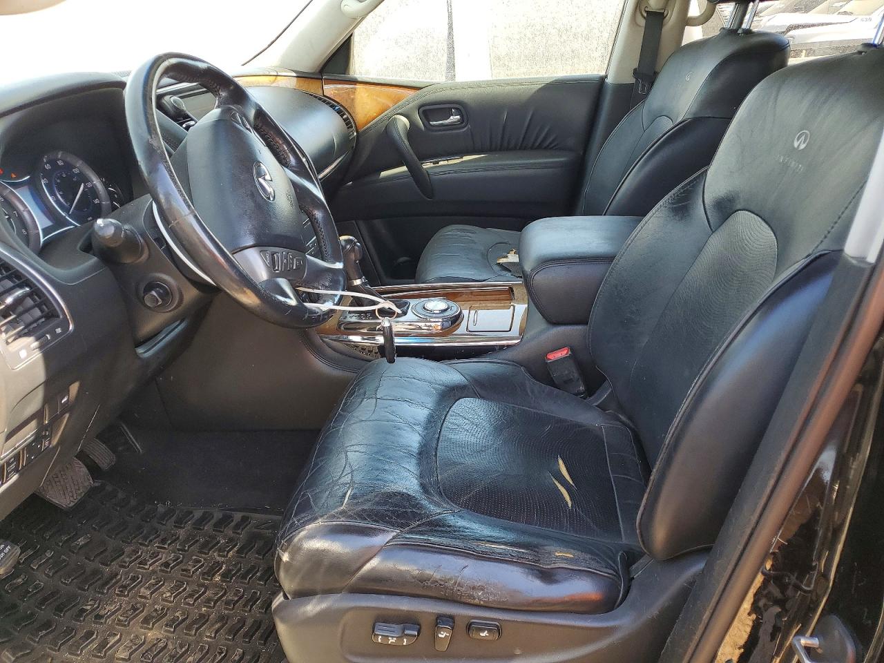2012 Infiniti Qx56 Base Черный vin: JN8AZ2NF3C9516022