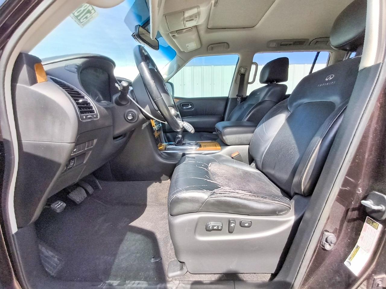2014 Infiniti Qx80 Base Maroon vin: JN8AZ2NF3E9552733