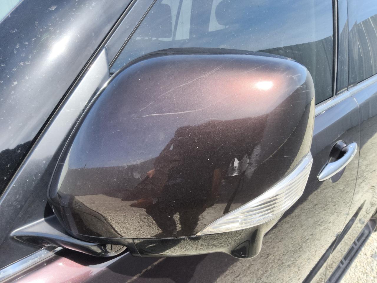 2014 Infiniti Qx80 Base Maroon vin: JN8AZ2NF3E9552733 Damage: Left Mirror, Multiple Scratches Light, 4