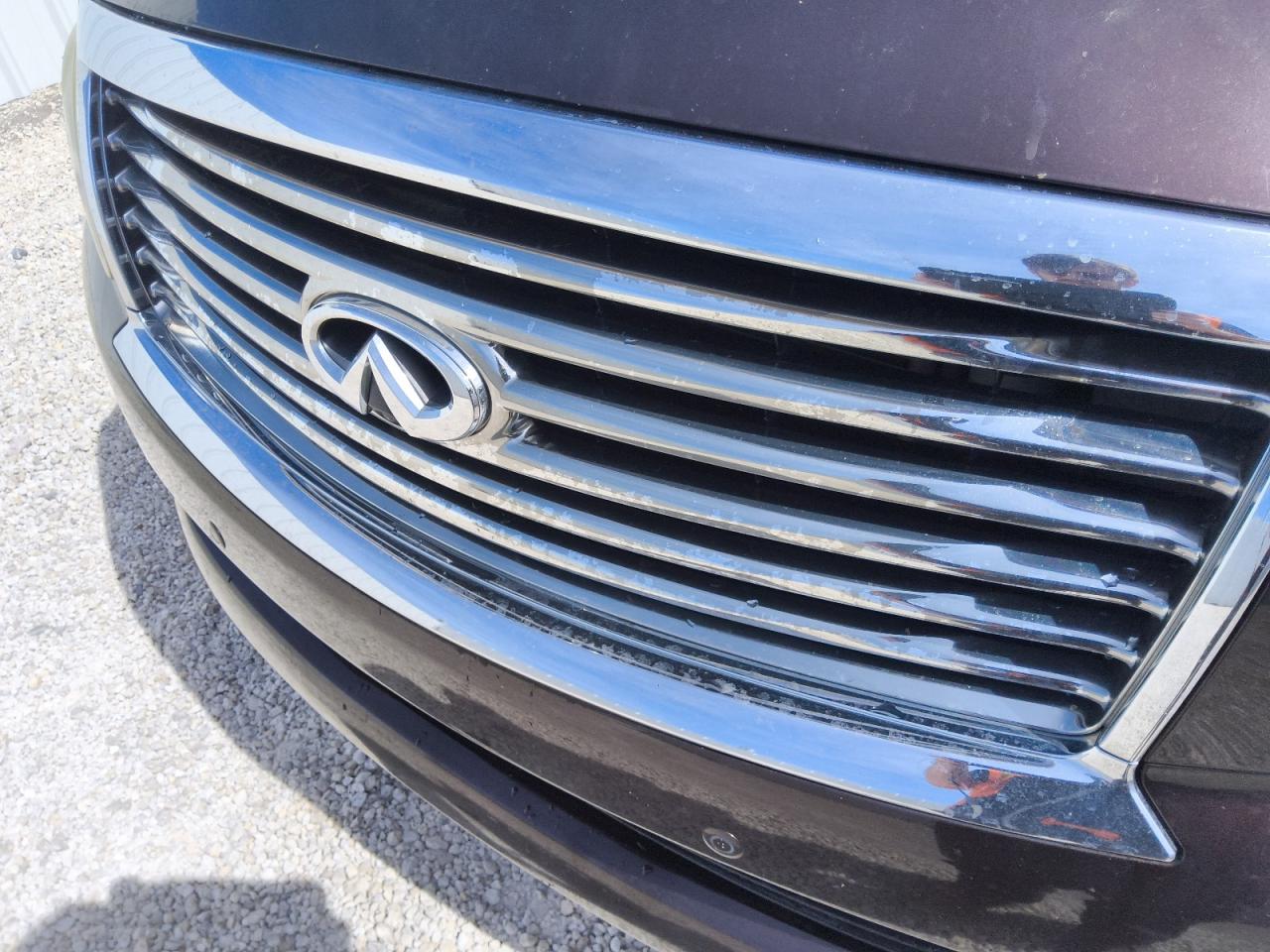 2014 Infiniti Qx80 Base Maroon vin: JN8AZ2NF3E9552733 Damage: Grille, Chipped, 4