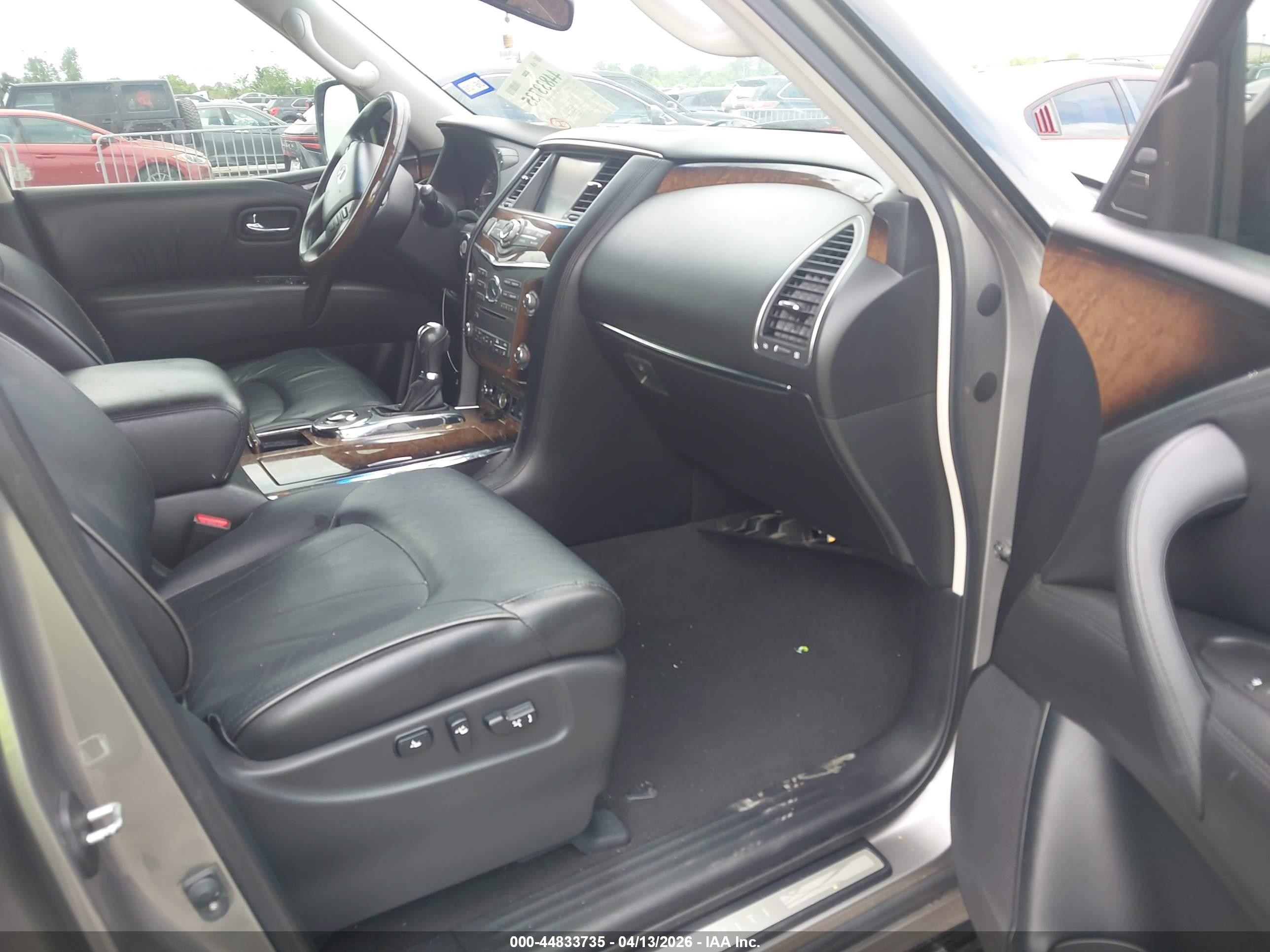 2014 Infiniti Qx80   Gray vin: JN8AZ2NF3E9552991