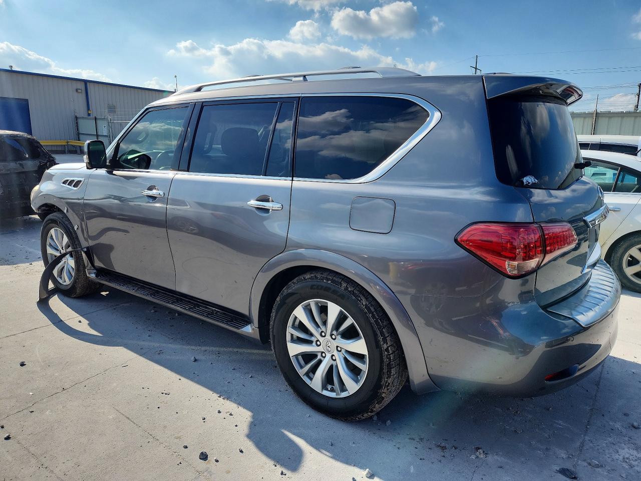 2015 Infiniti Qx80 Base Gray vin: JN8AZ2NF3F9571929